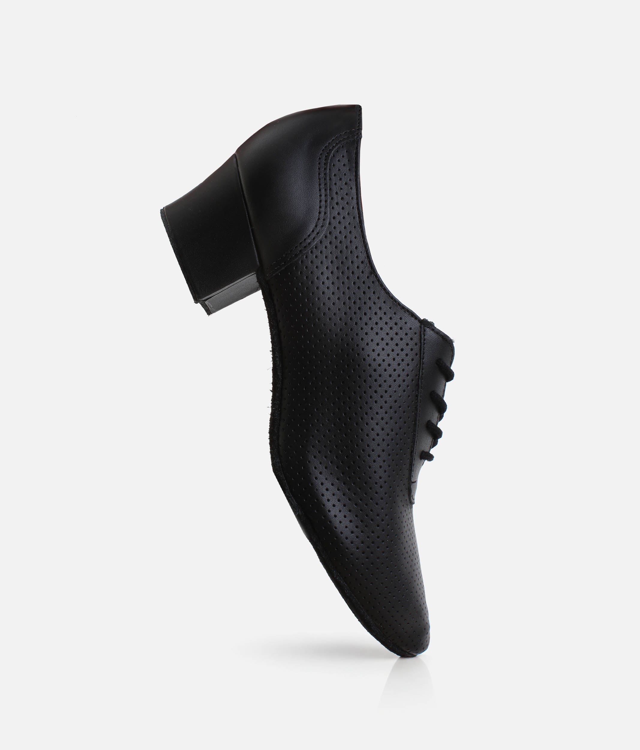 BL54 - Leather Lace-Up Ballroom Practice Shoes, Comfortable & Supportive