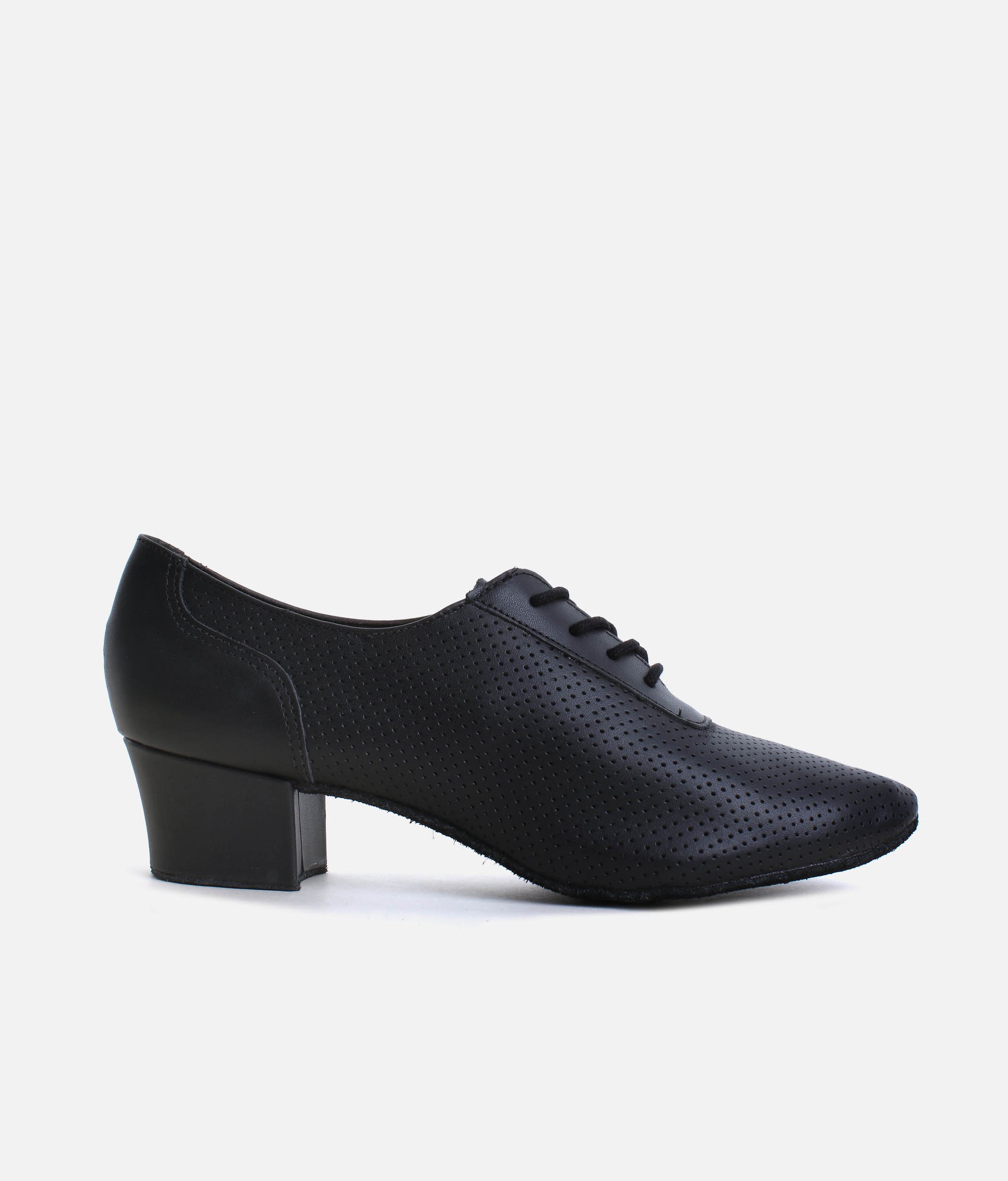 BL54 - Leather Lace-Up Ballroom Practice Shoes, Comfortable & Supportive