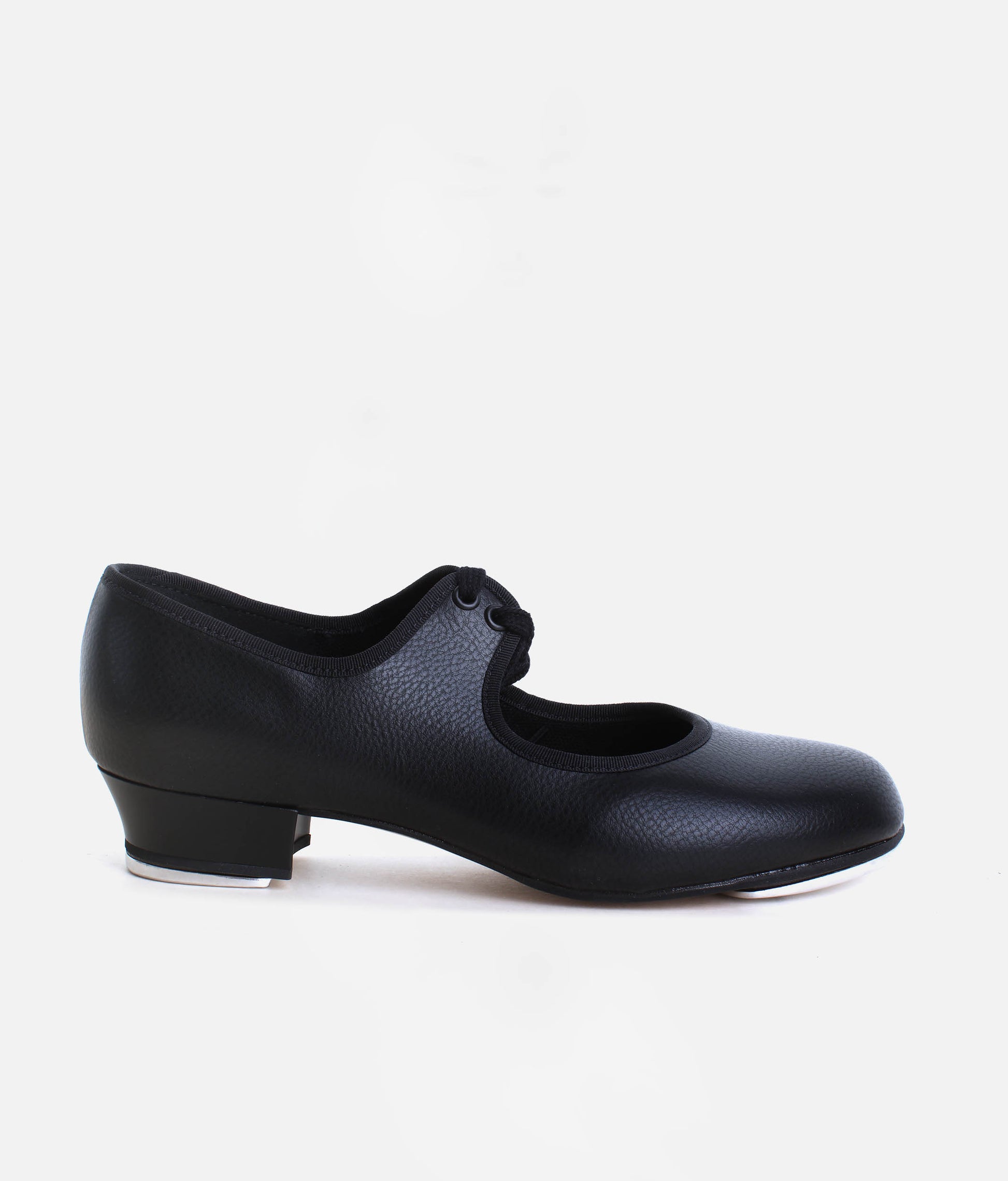 Beginner Tap Dance Shoes with Techno Tap Plates, Lace-Up - S0330