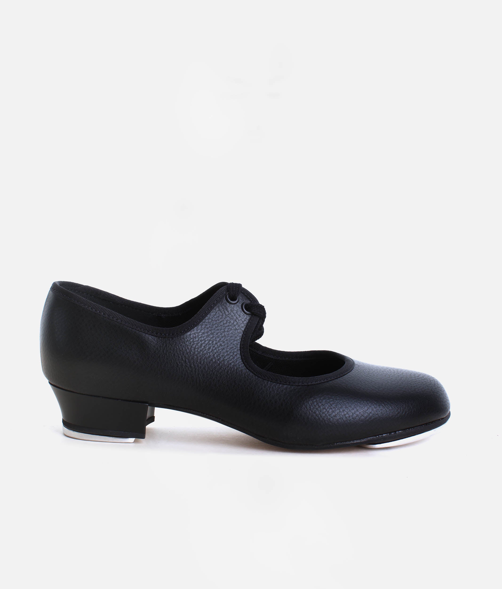 Beginner Tap Dance Shoes with Techno Tap Plates, Lace-Up - S0330