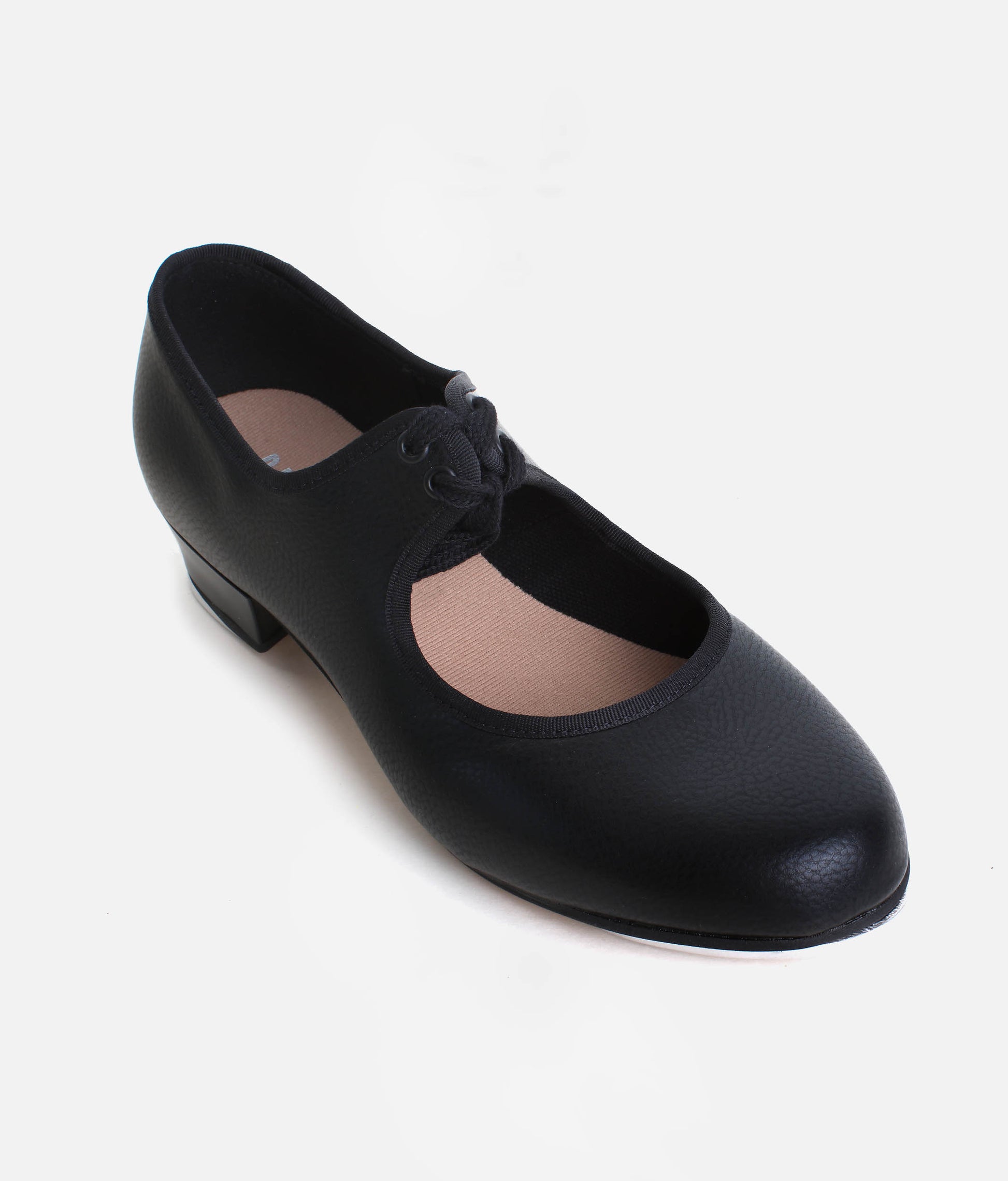 Beginner Tap Dance Shoes with Techno Tap Plates, Lace-Up - S0330