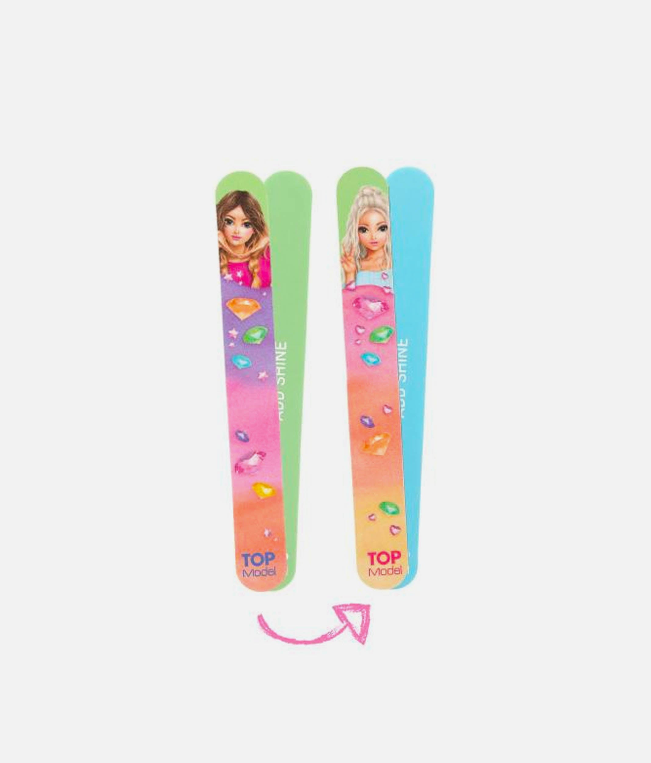TOPModel Nail File Set, Perfect for Dance Bags & On-the-Go Glam - 0012695