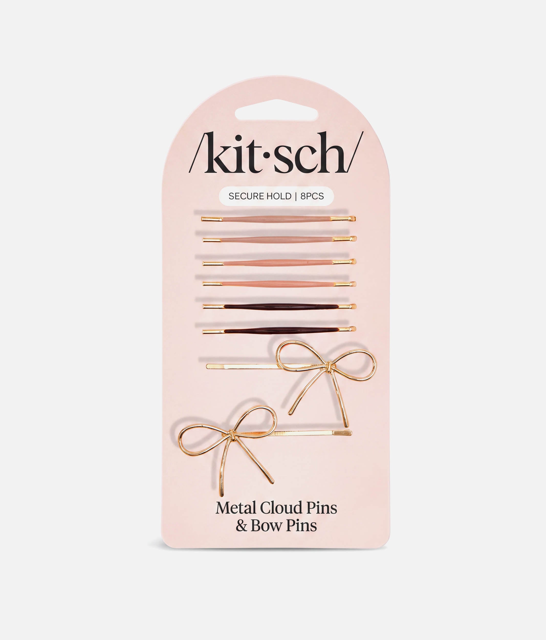 Metal Enamel Puffy Bow Bobby Pins, Cute Decorative Hair Accessories