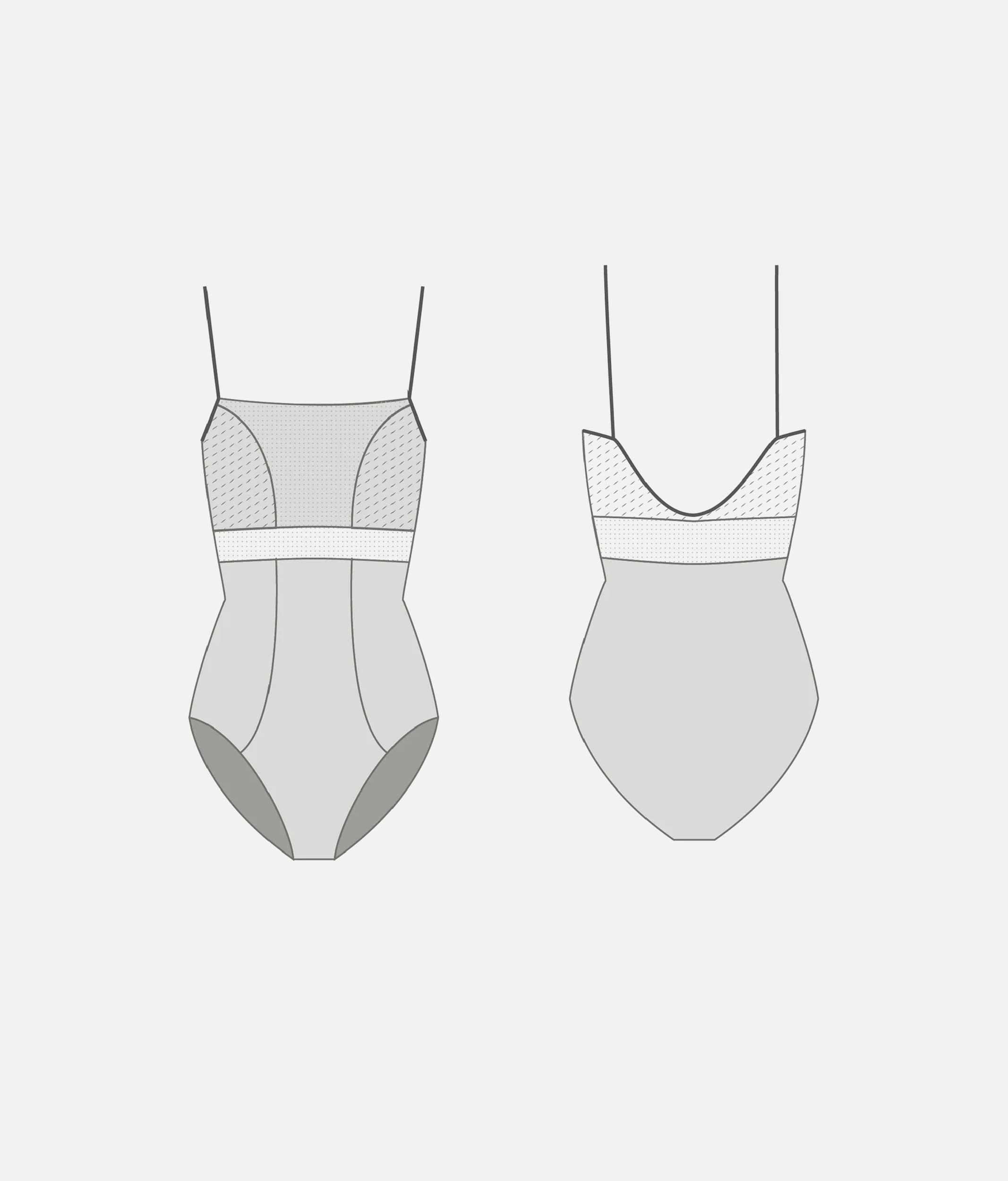 Elegant Camisole Ballet Leotard for Professional Dancers - BRIGID CL Magnete