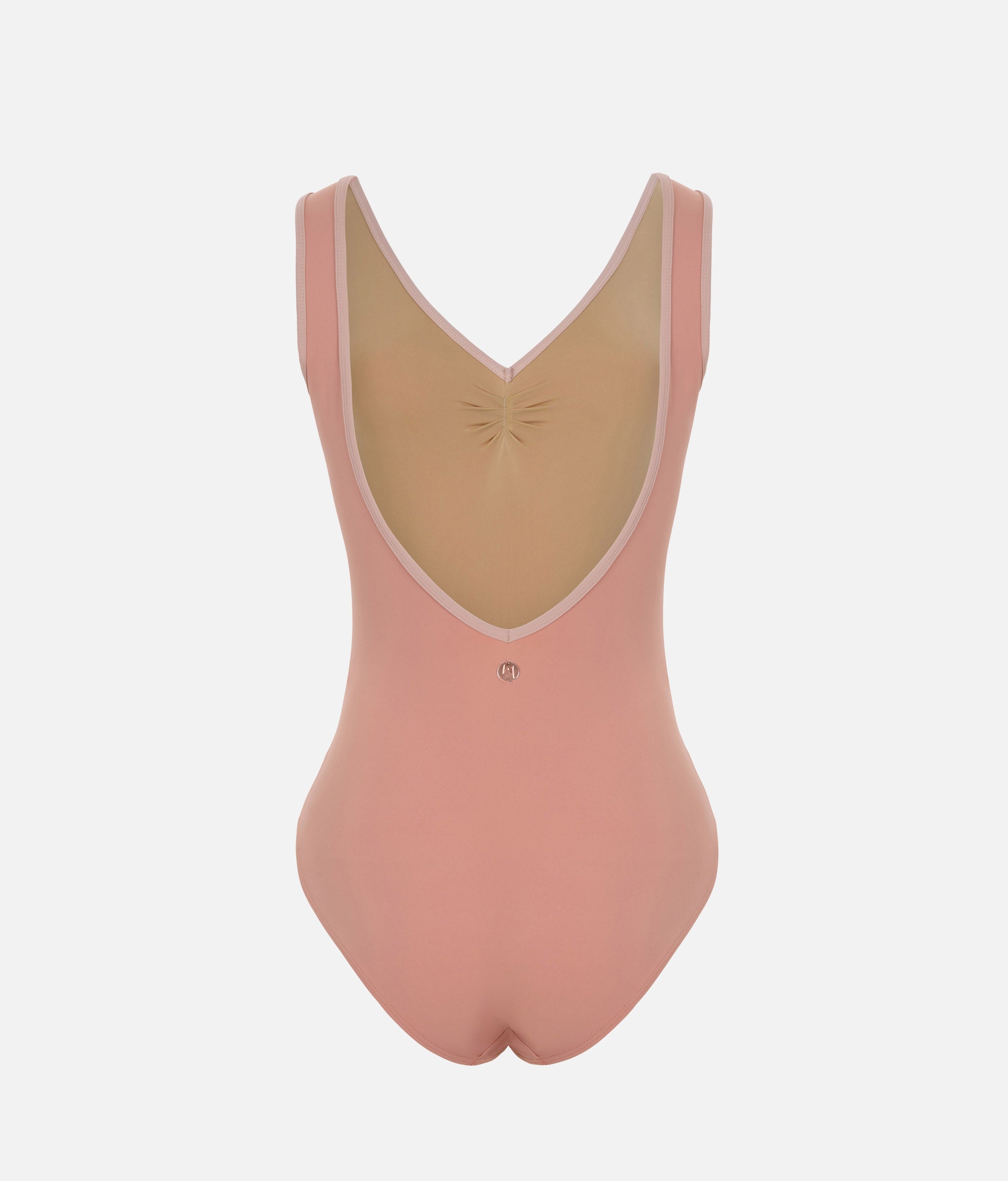 CORAL Ballet Leotard with Open Back and Pinch Front Detail - BRISA