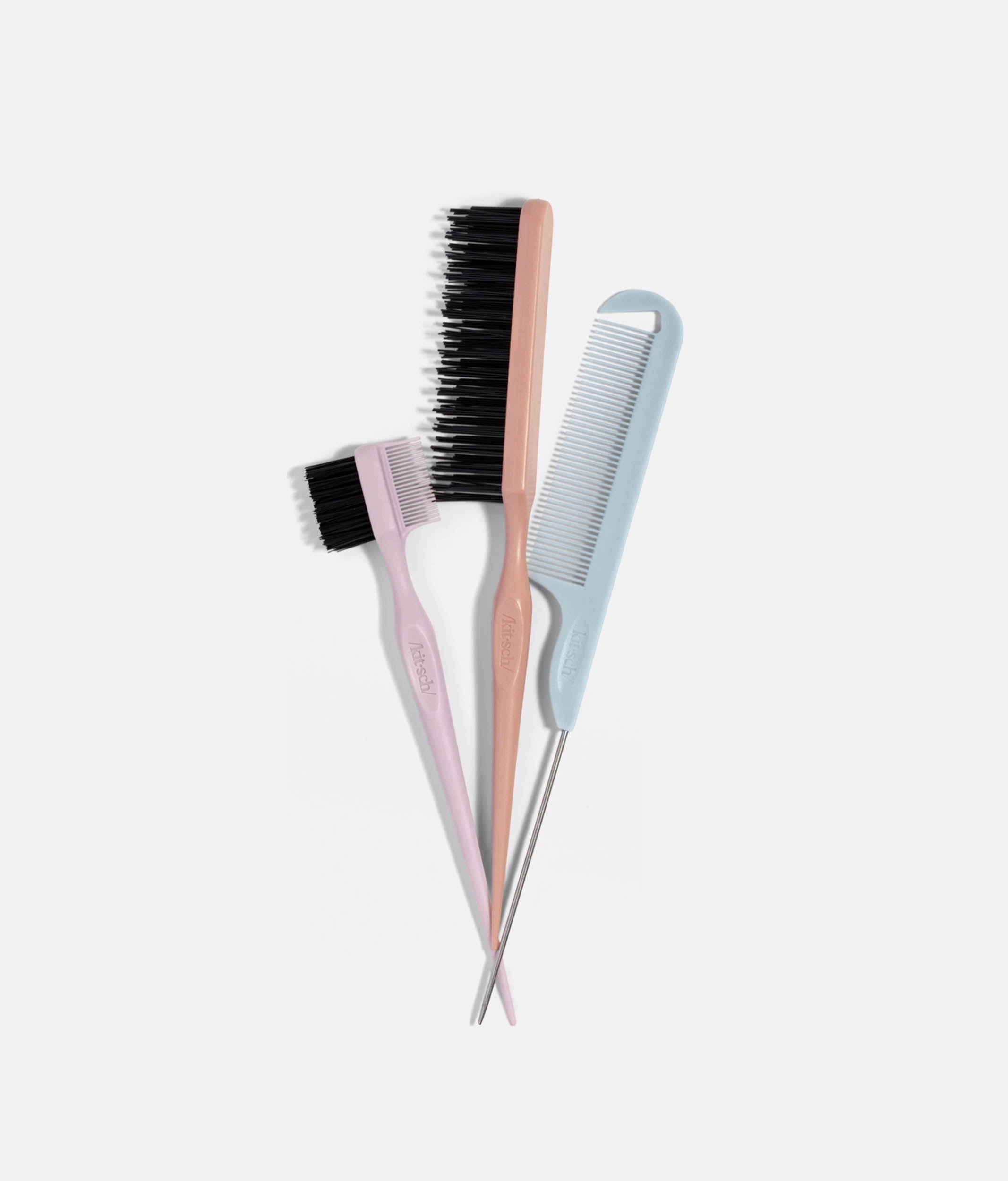 Detail & Define Styling Brush Set, Edge Brush, Pintail Comb & Teasing Comb