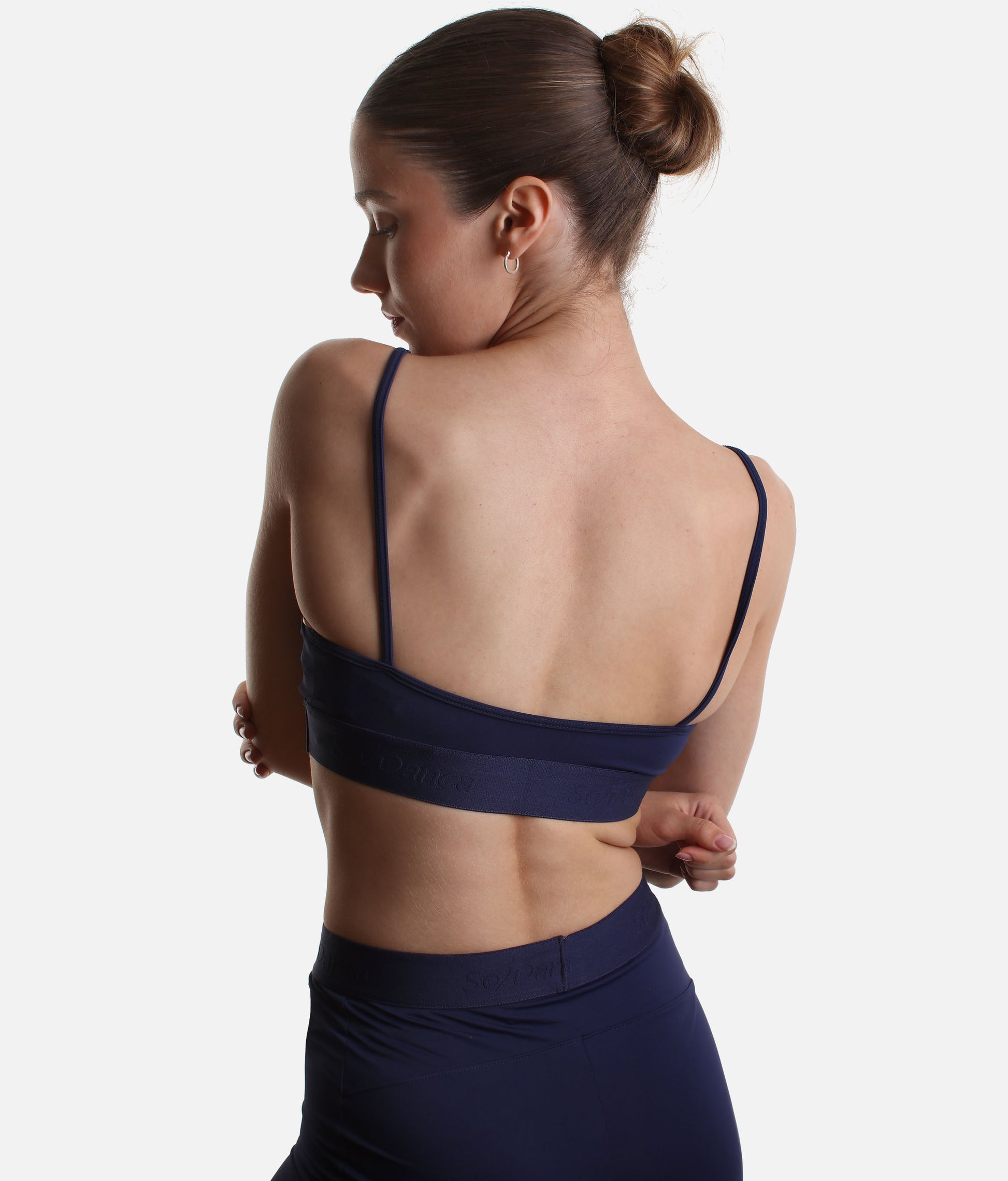 Women’s Dance Crop Top in Black or Navy - BY103