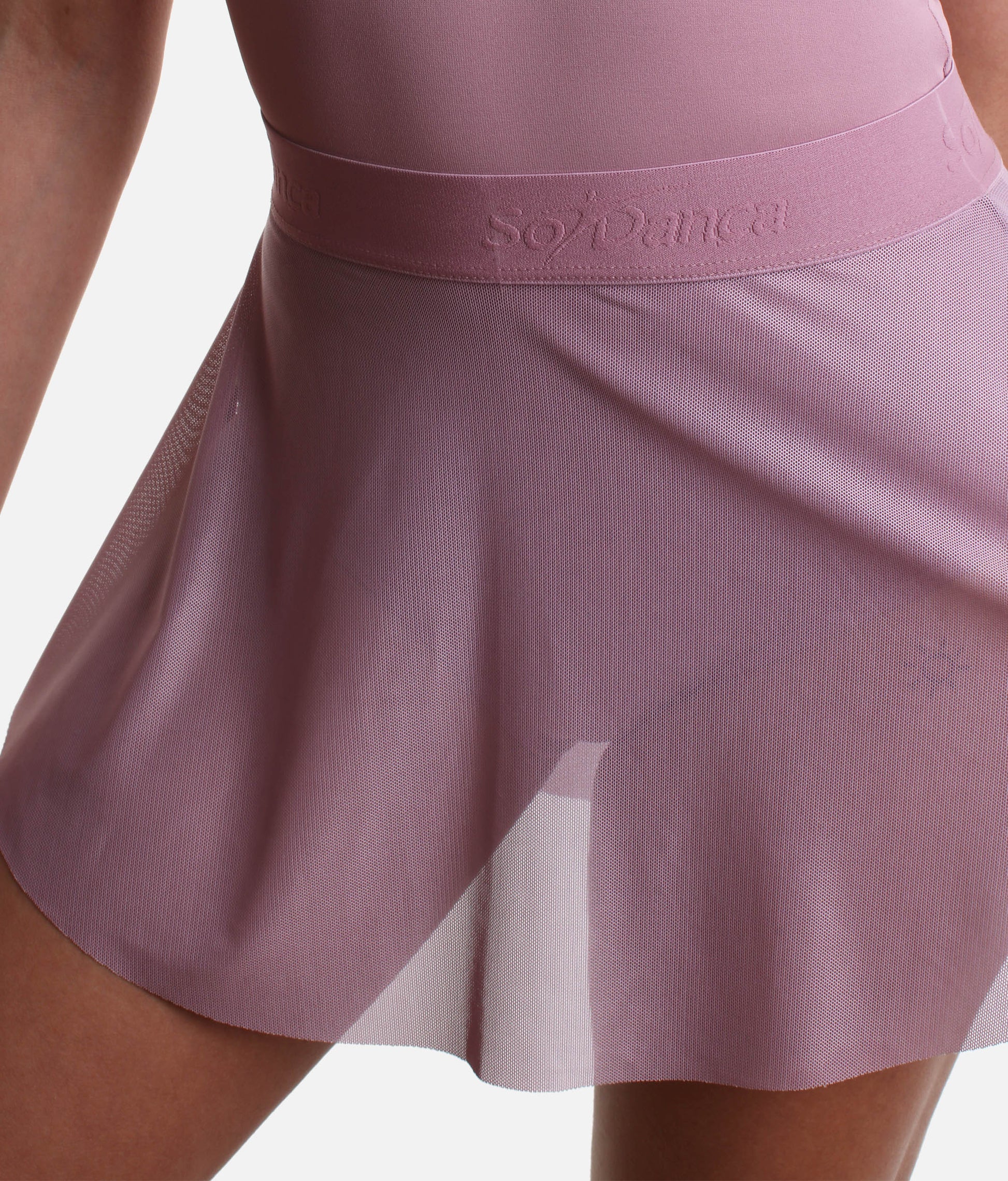 NARA Mesh Pull-On Ballet Skirt, Lightweight Rehearsal Skirt - BY78