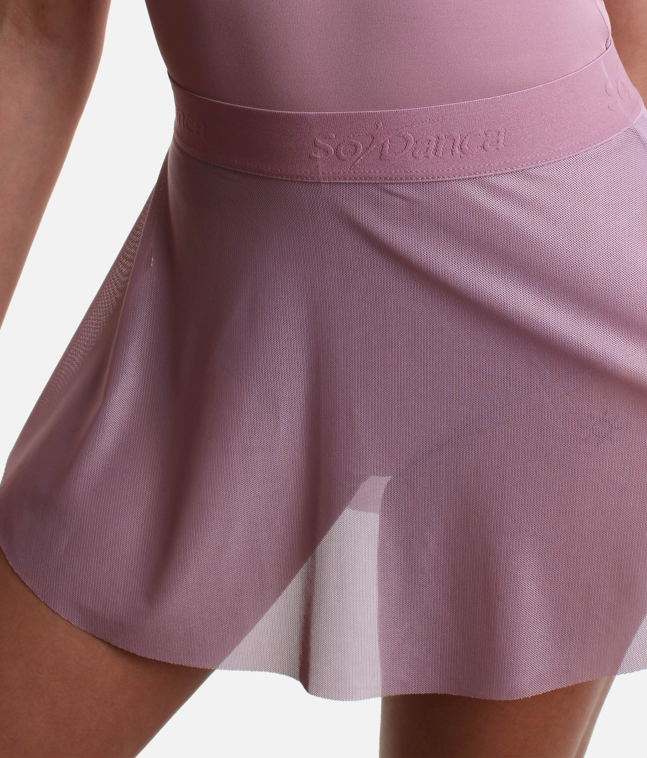 NARA Mesh Pull-On Ballet Skirt, Lightweight Rehearsal Skirt - BY78