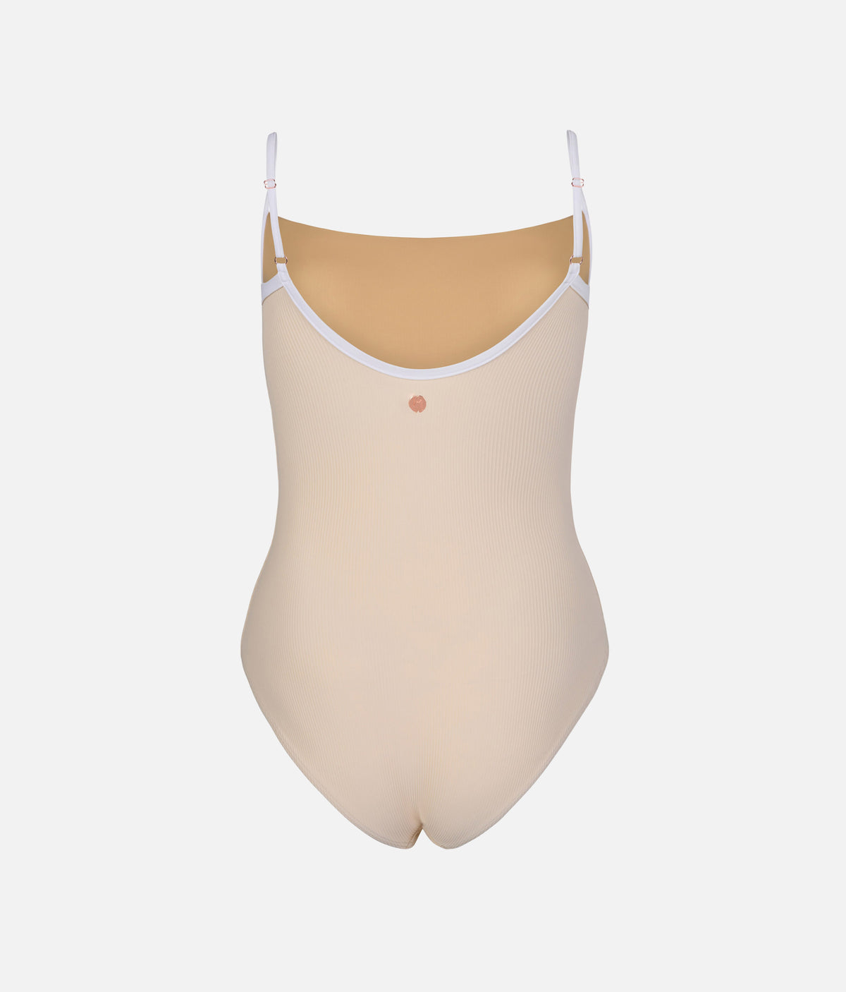 LIGHT CREAM Ballet Leotard for Adult Dancers with Adjustable Straps - CALA