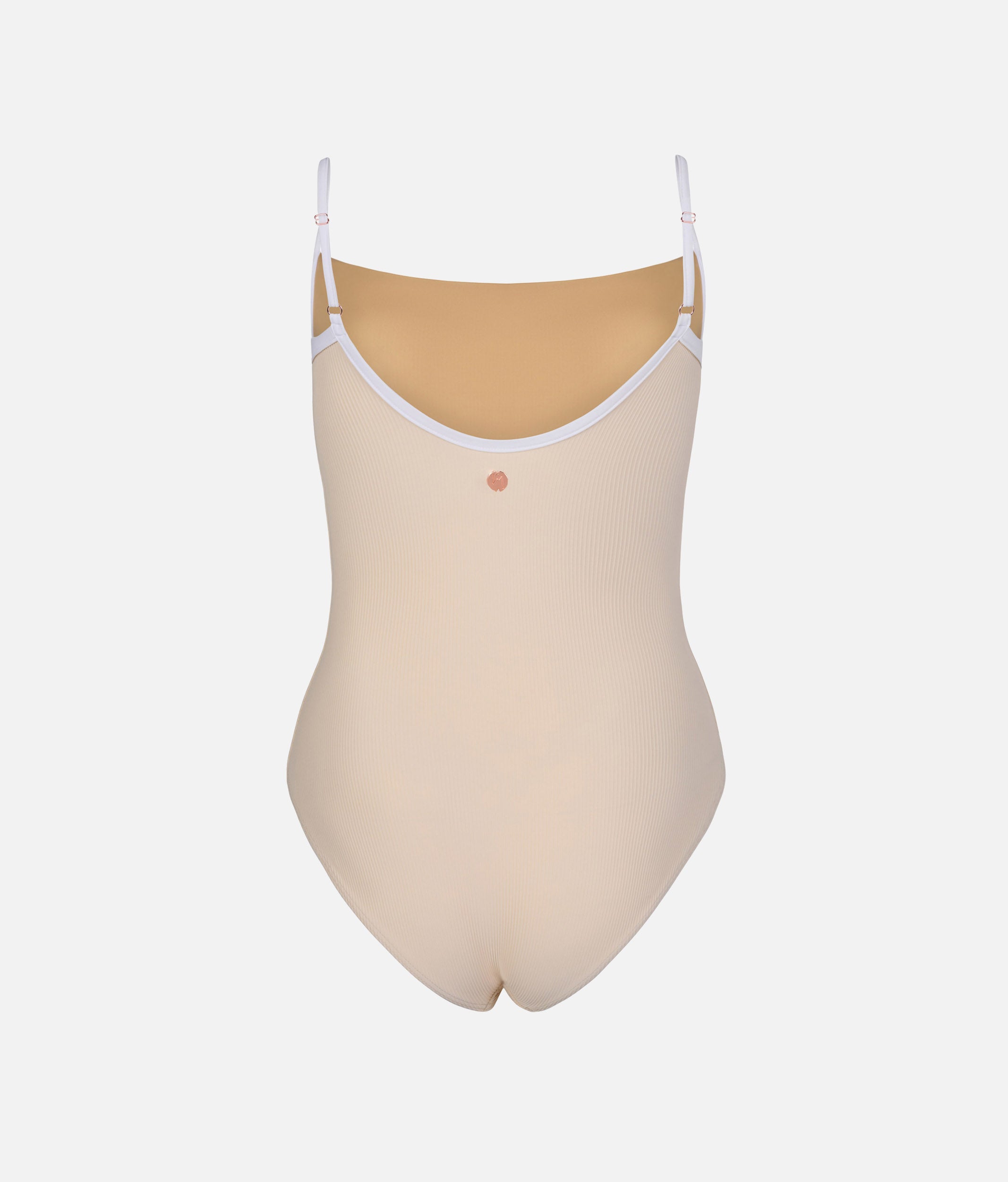 LIGHT CREAM Ballet Leotard for Adult Dancers with Adjustable Straps - CALA