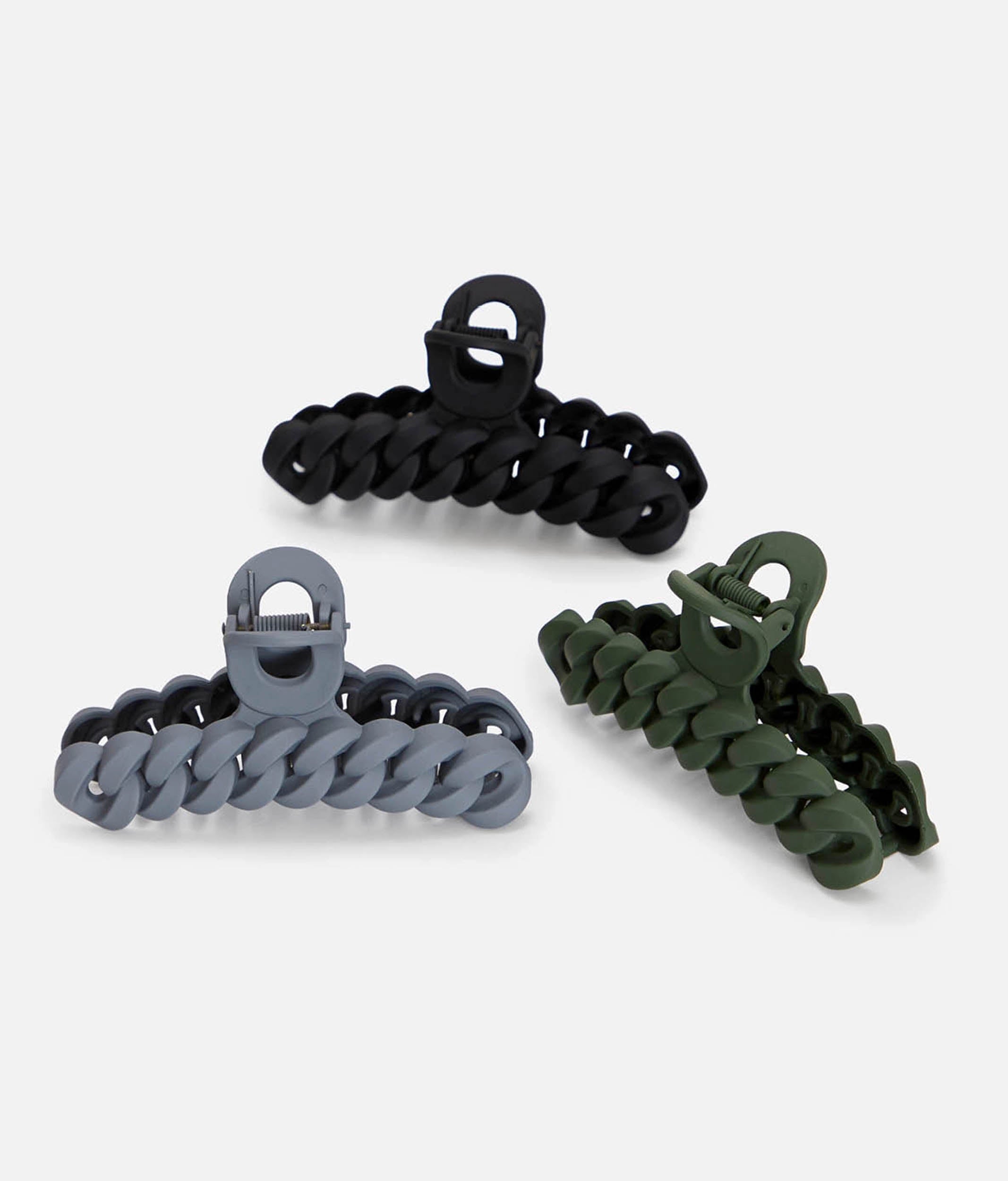 Eco-Friendly Chain Claw Clip 3pc Set