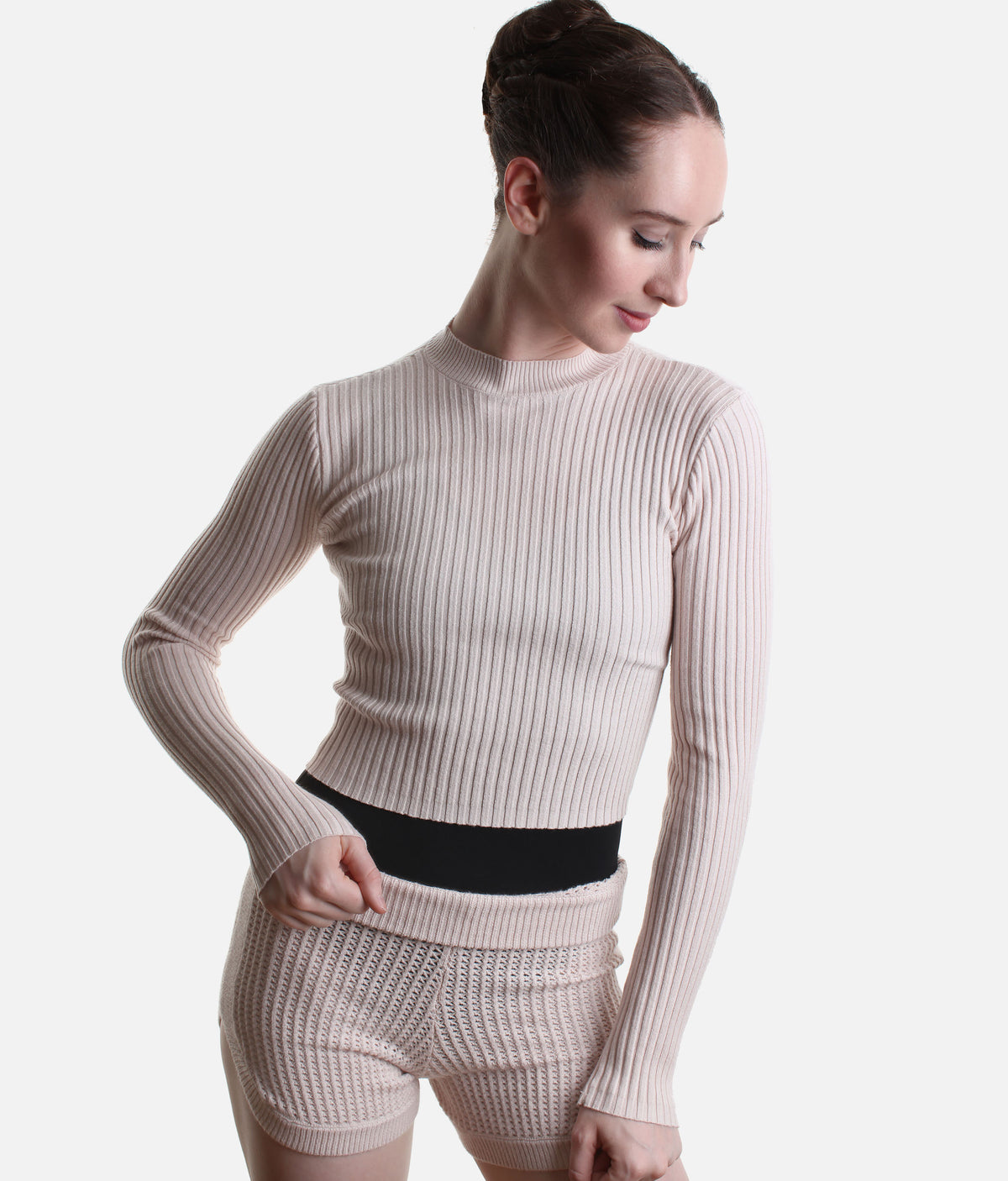Capezio Coppola CK11012W – Long Sleeve Knit Warm-Up Top