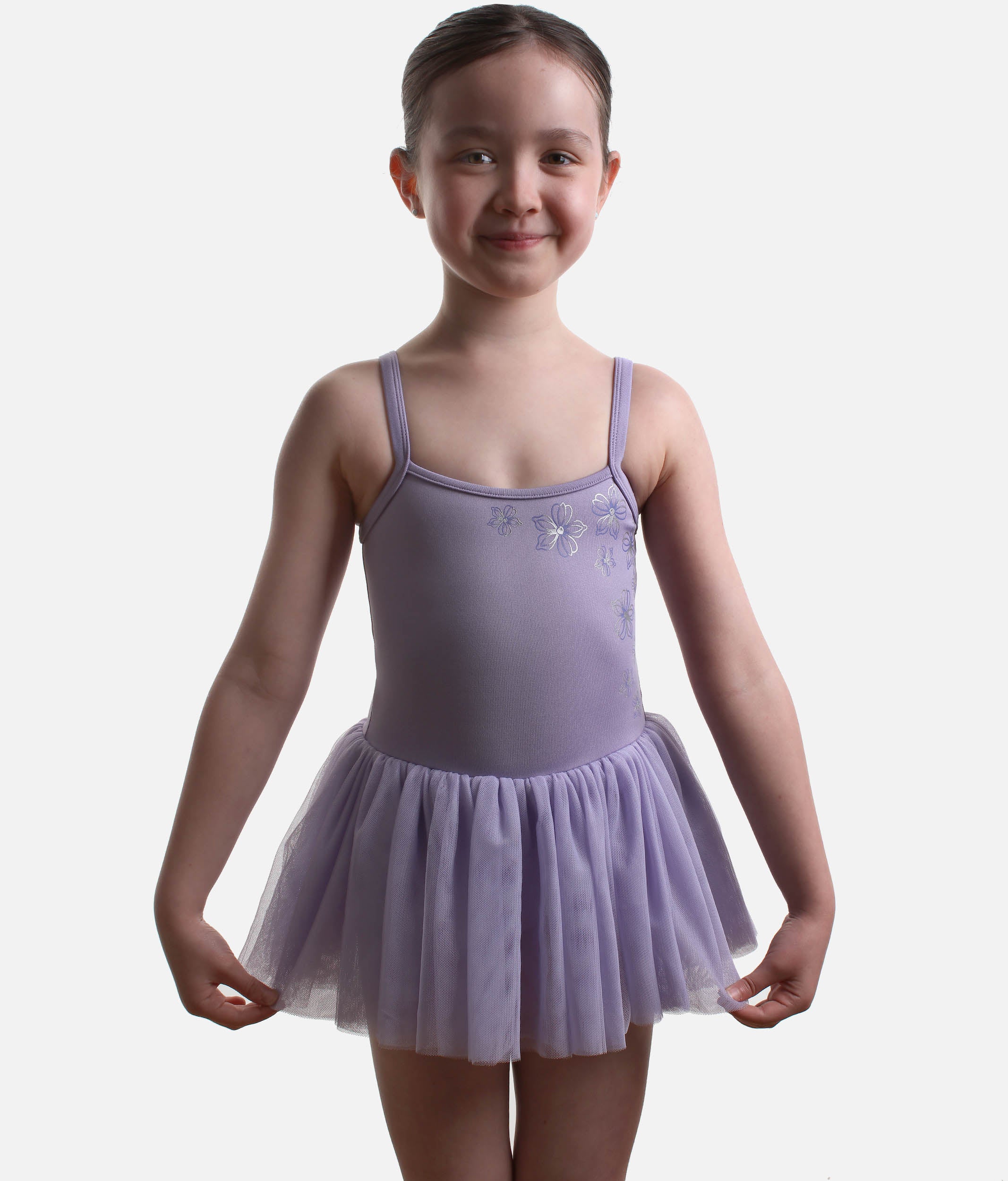 Girls Anastasia Camisole Tutu Dress, Floral Ballet Dress - CL70008