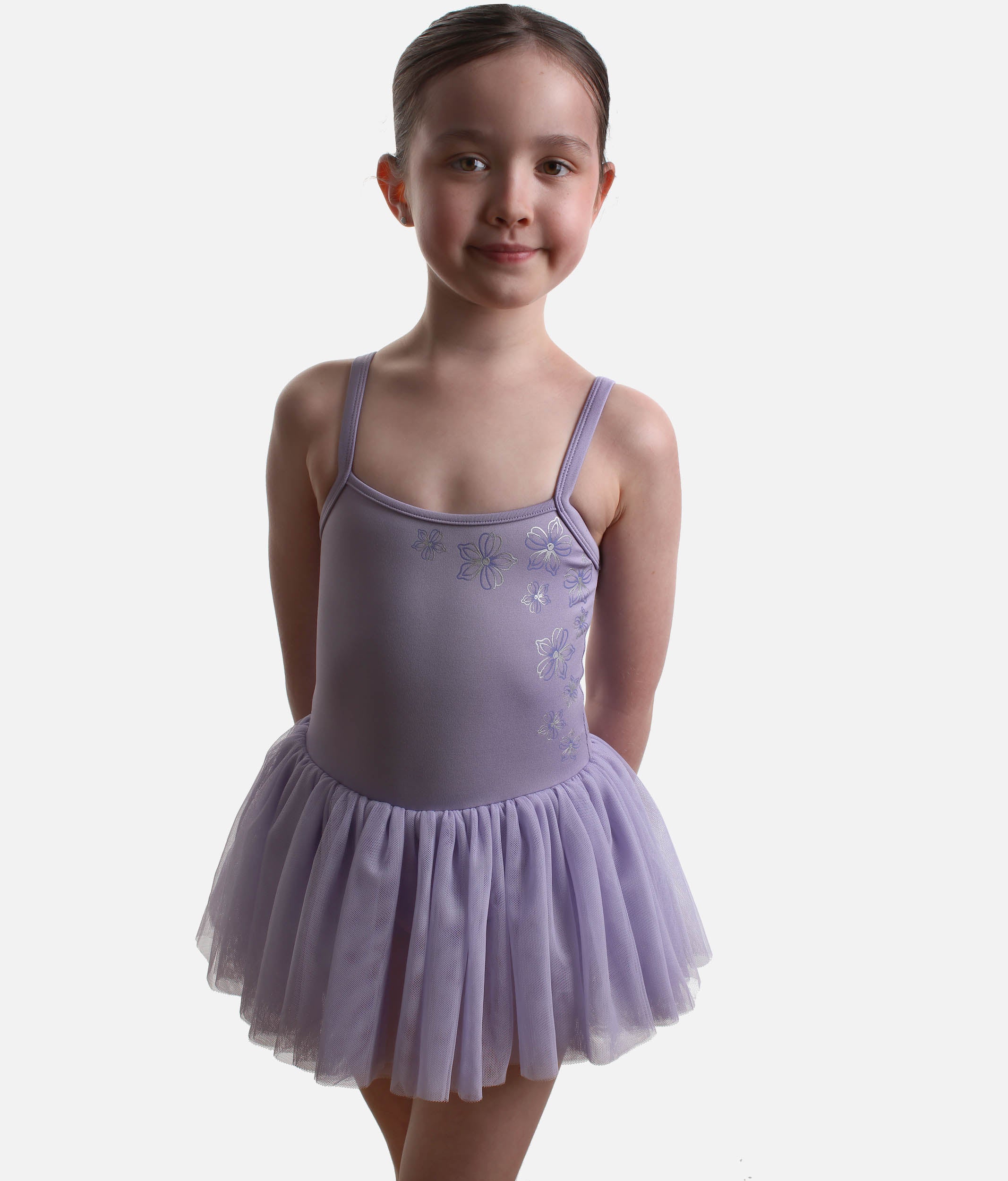 Girls Anastasia Camisole Tutu Dress, Floral Ballet Dress - CL70008