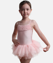 Girls Camisole Tutu Dress with Three-Layer Tulle Skirt - CL7120