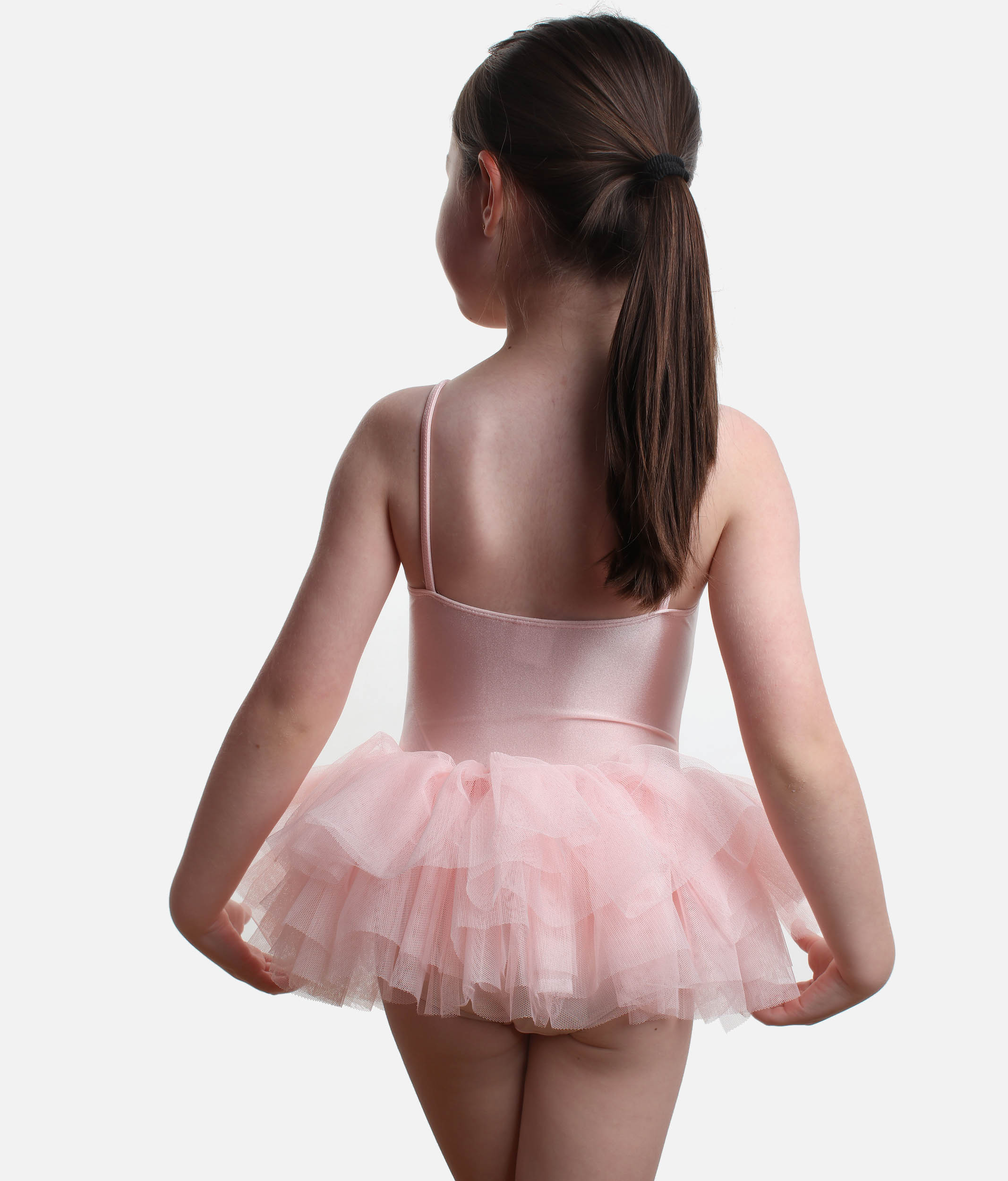 Girls Camisole Tutu Dress with Three-Layer Tulle Skirt - CL7120