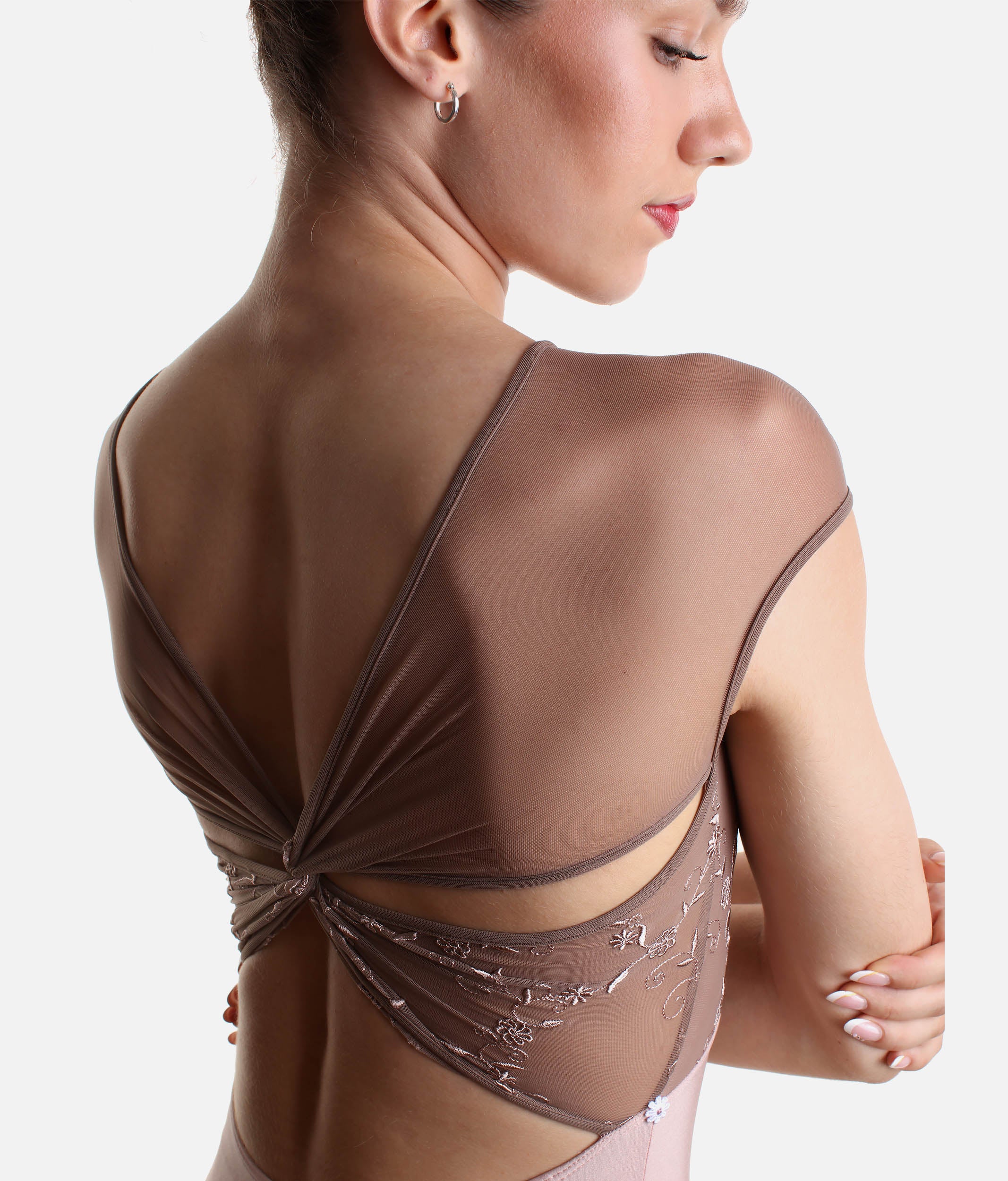 Cup Sleeve Ballet Leotard with Premium Stretch Fabric - CONCORDIA CL Rose