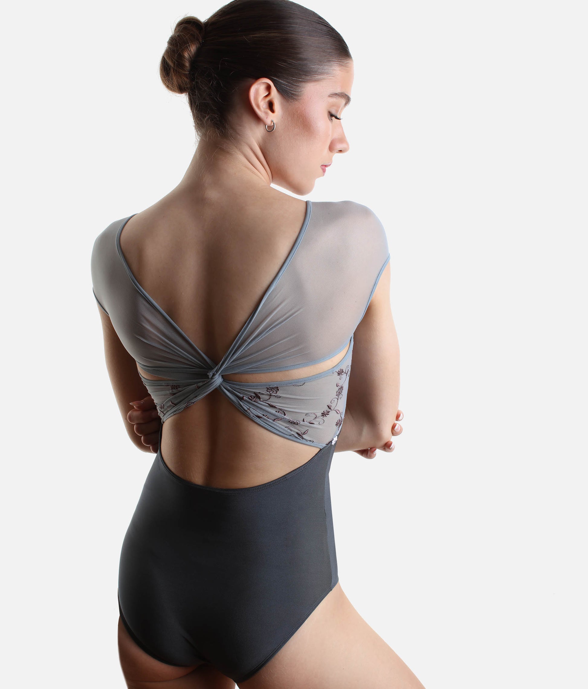 Women's Ballet Leotard with Mesh Cup Sleeves - CONCORDIA CL Vesuvio