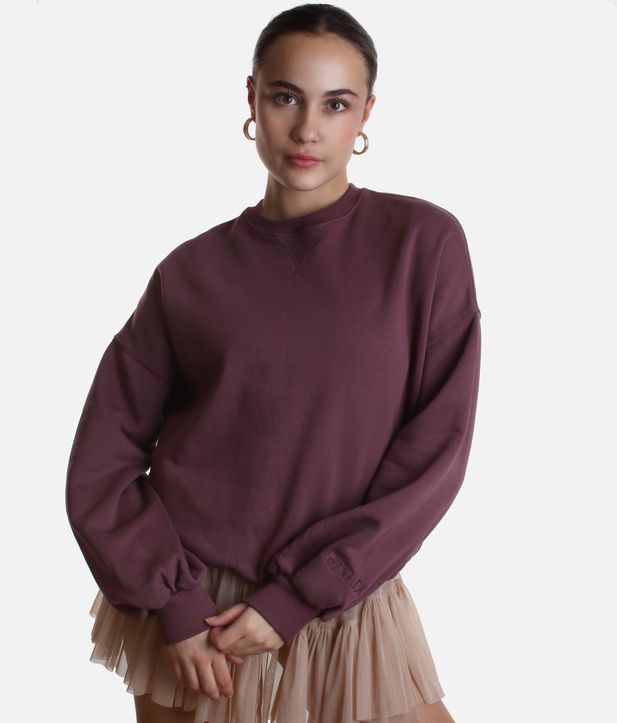 CLOUD SWEATER - Oversized Crewneck Sweatshirt with Hidden Side Pockets