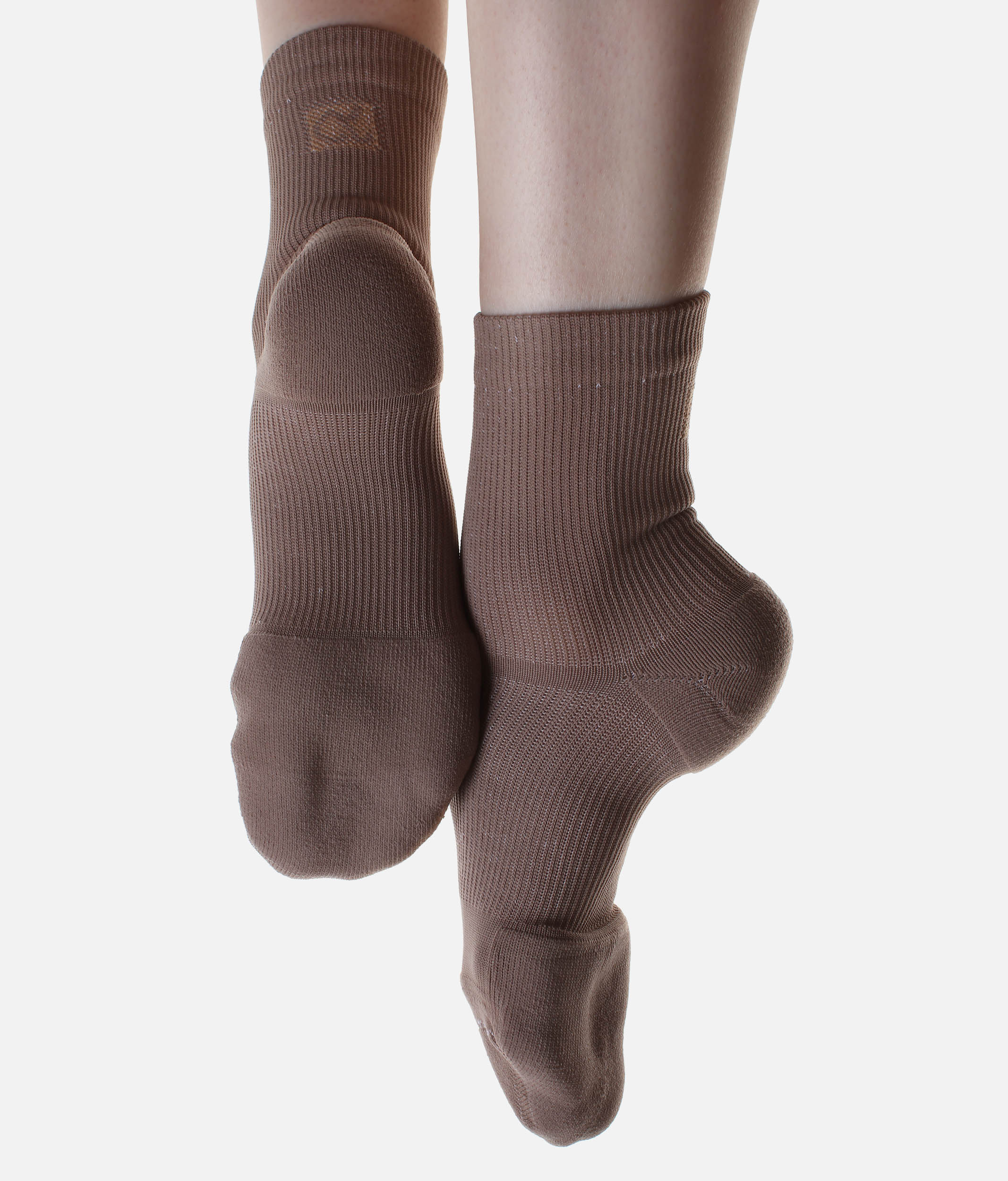 PERFORMANCE SHOCK, Crew Compression Dance Sock with TRACTION