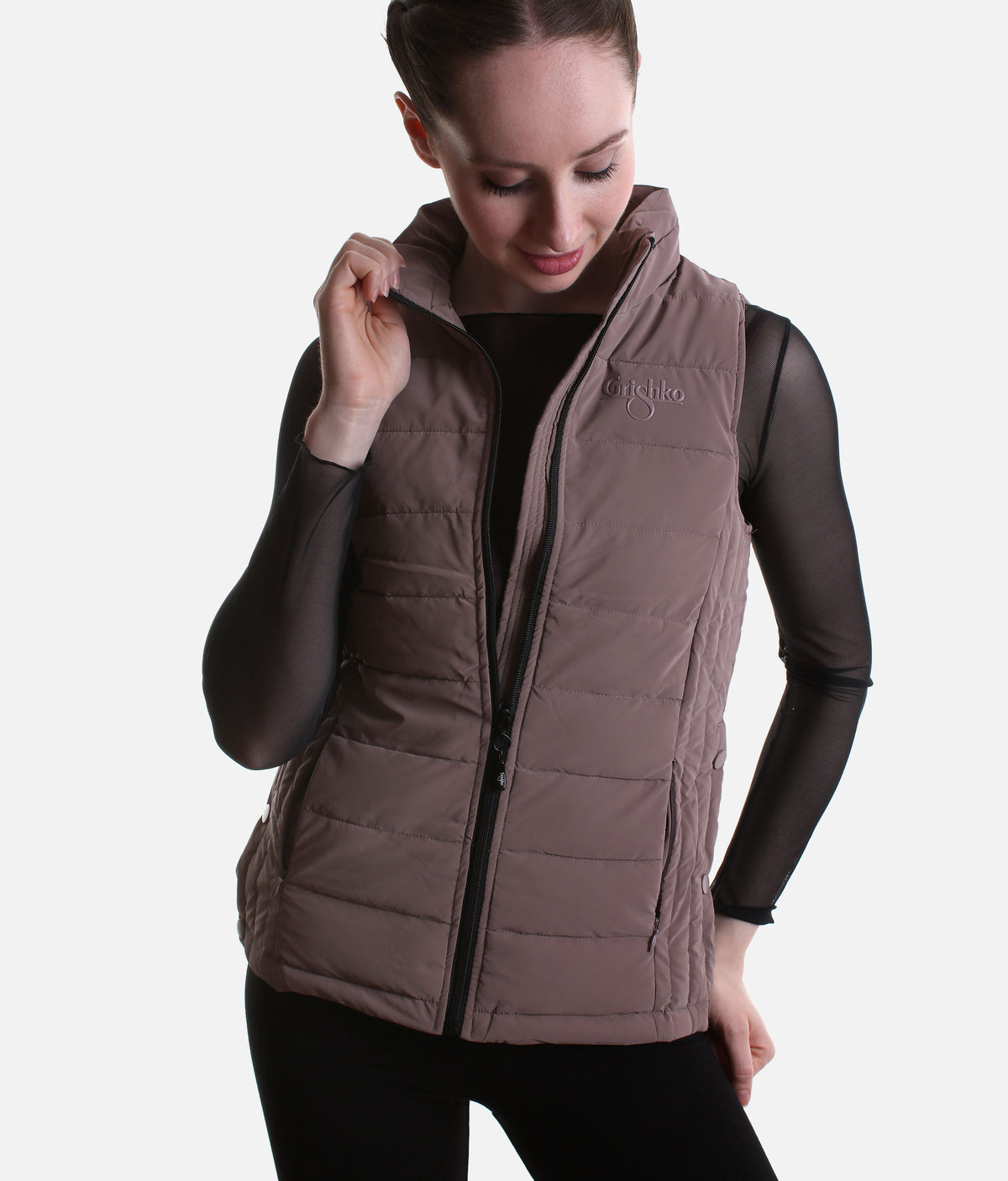 Quilted CLOUD Dance Vest, Lightweight Warm-Up for Dancers - CV001