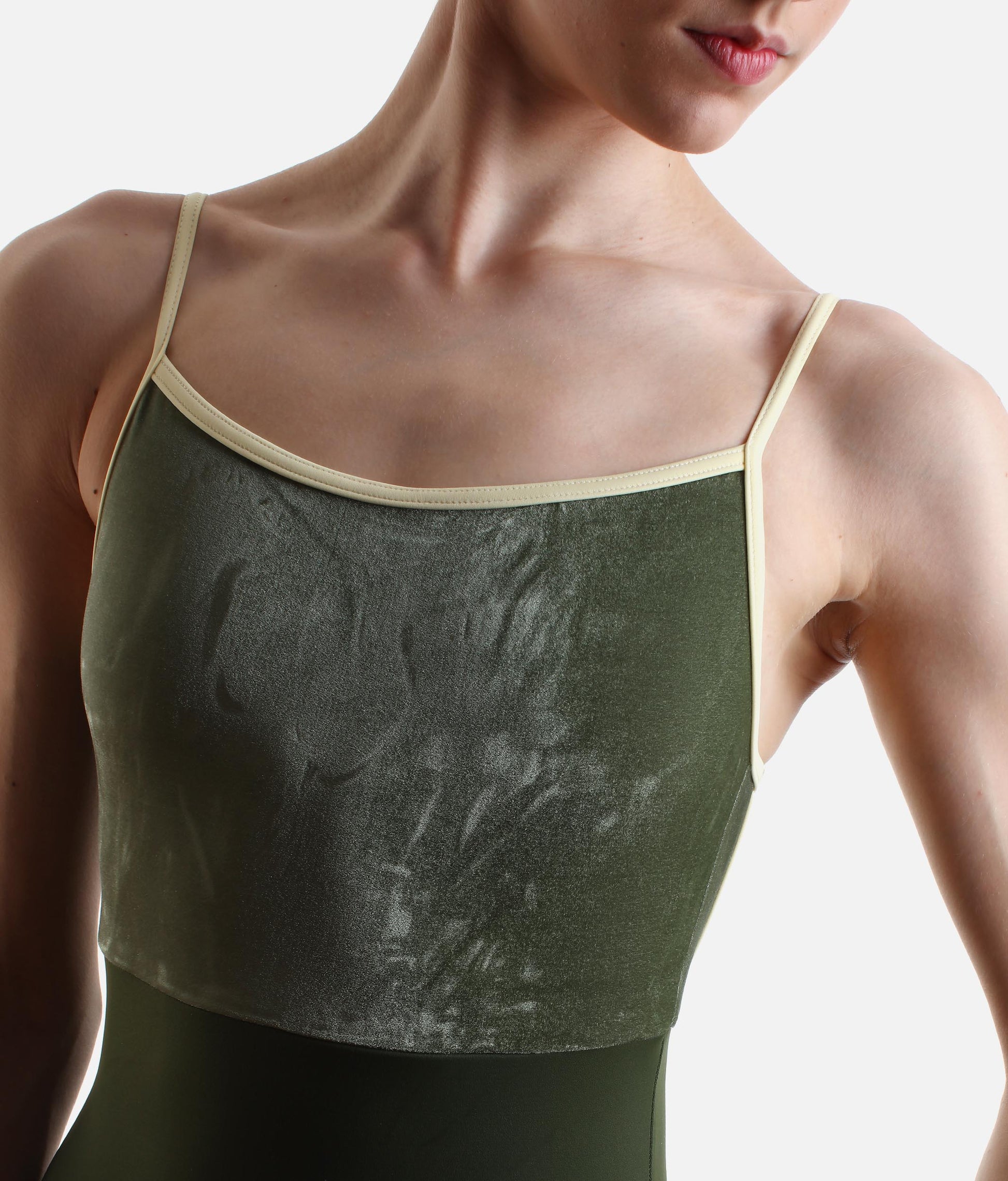 Luxury Velvet Ballet Leotard with Open Back - DANIELA DOU JUNGLE