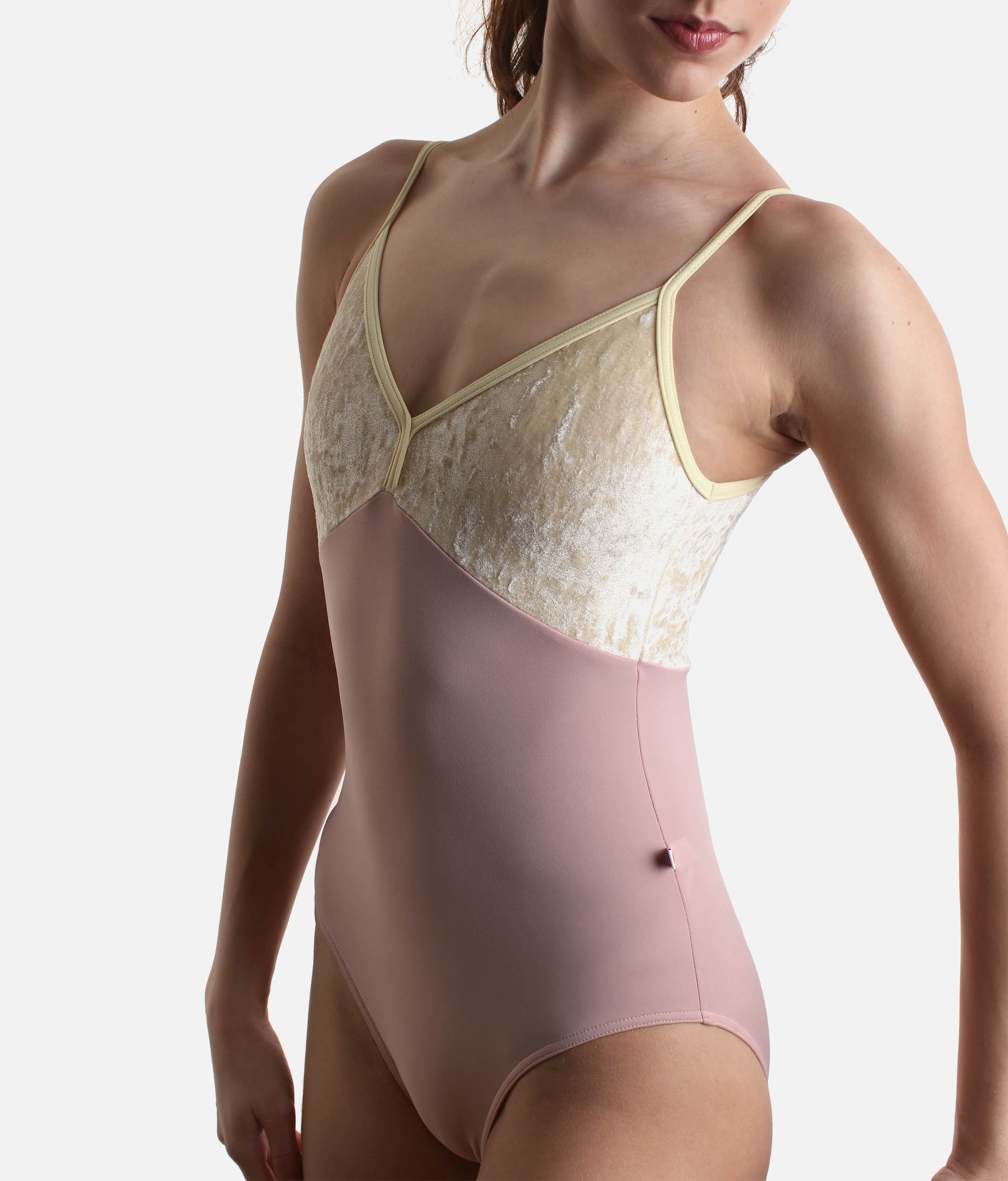 Unique Camisole Leotard, Kimono-Inspired in Pastel Shades - DARIA PETAL