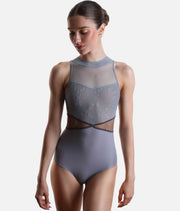 Sleeveless Ballet Leotard with Side Cut-Outs - PANDIA CL Vapore