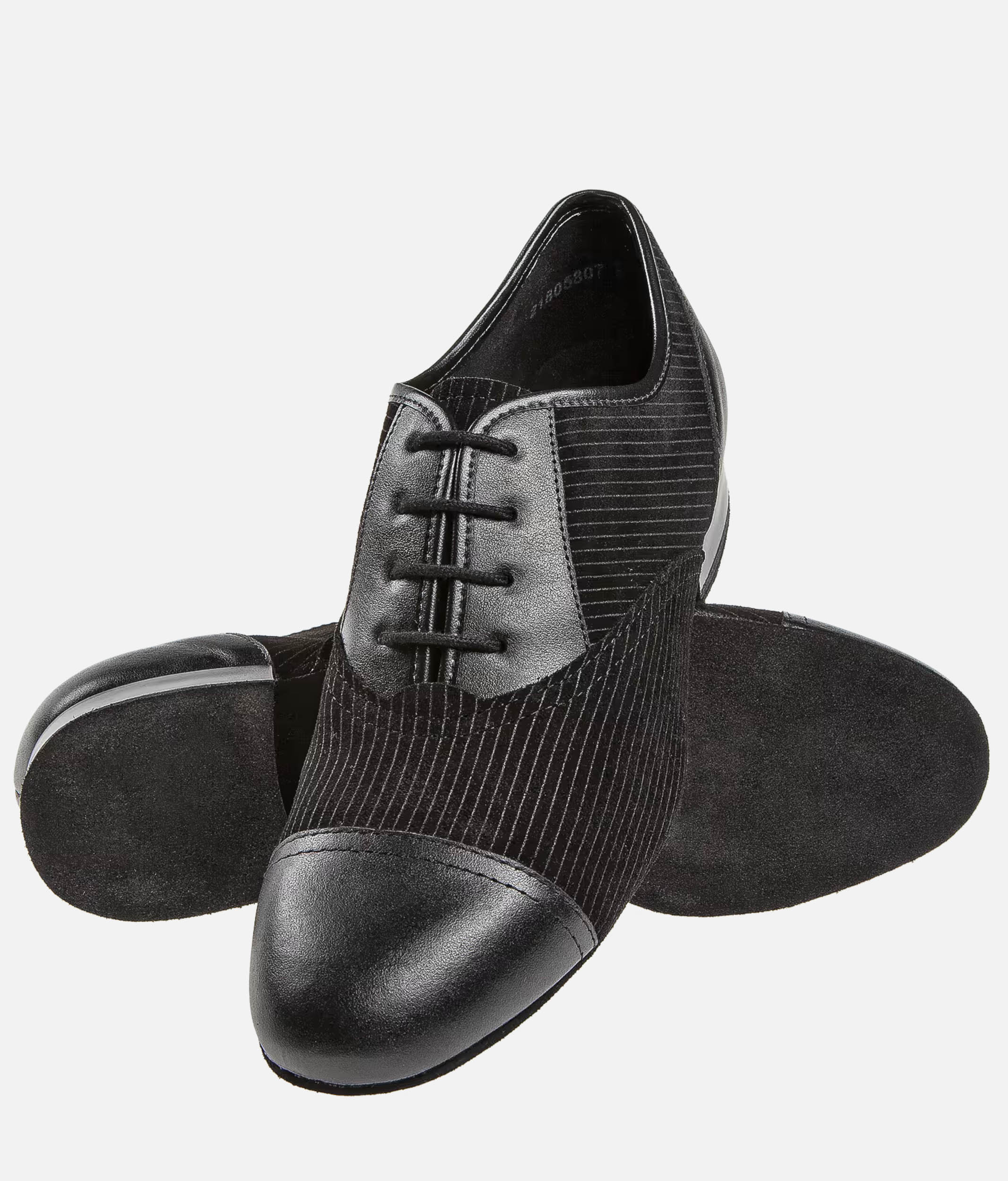 Men's Dance Shoes – Classic Oxford Style with Shock-Absorbing Heel - 165