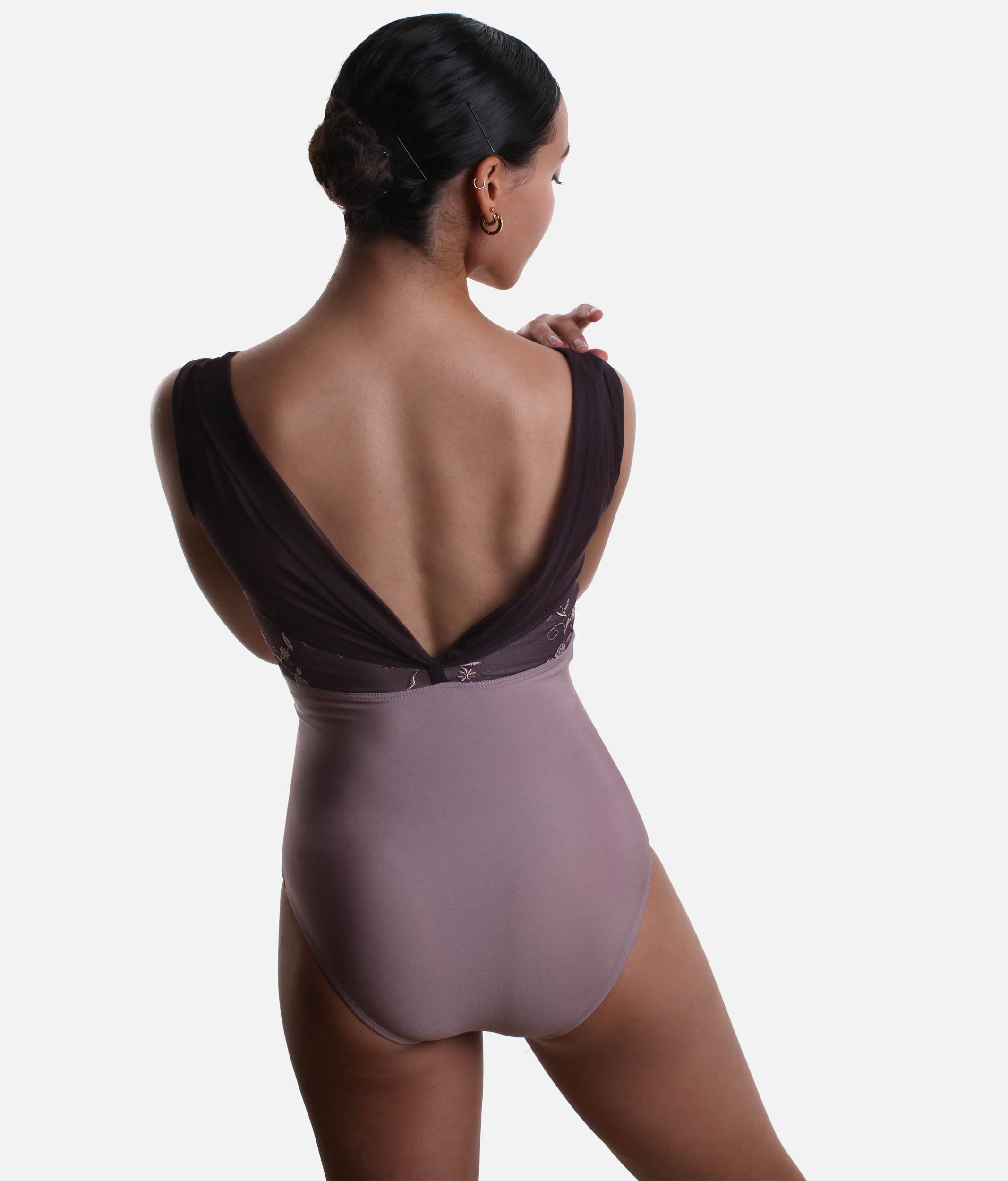 Embroidered Ballet Leotard for Professional Dancers - DIANA CL Alchimia