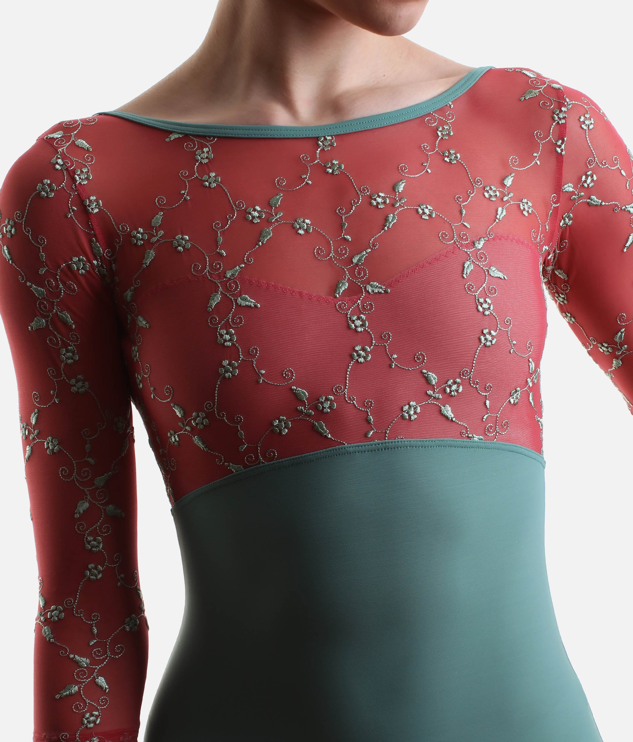 Elegant Long Sleeve Ballet Leotard, Icons Collection - DIANA DI Salvia