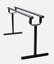 Professional Dual-Bar Ballet Barre, Steel Construction, Anti-Slip Base - 212P
