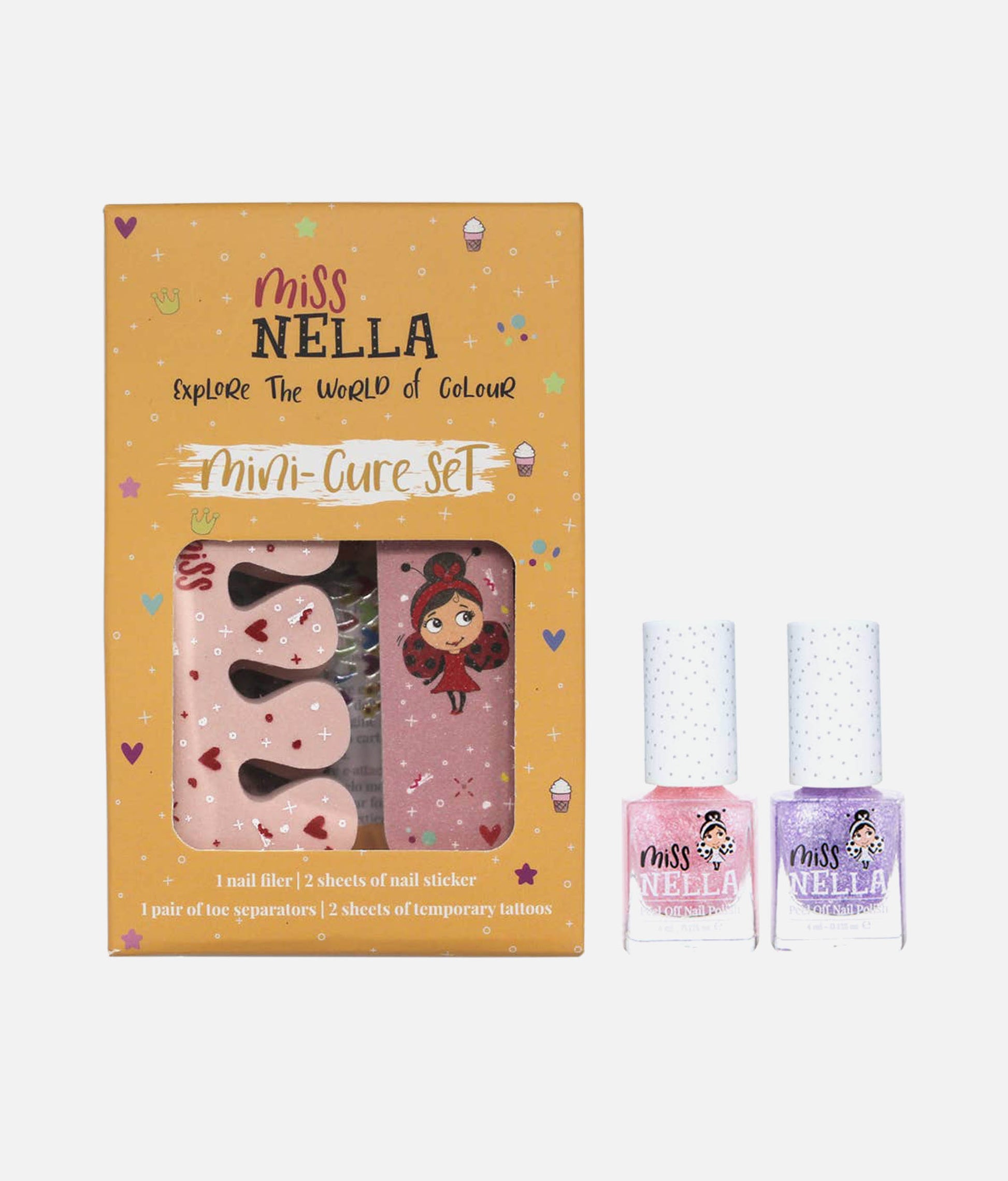 GLITTER ManiCute Nail Polish & Accessories Set, Manicure Gift for Girls