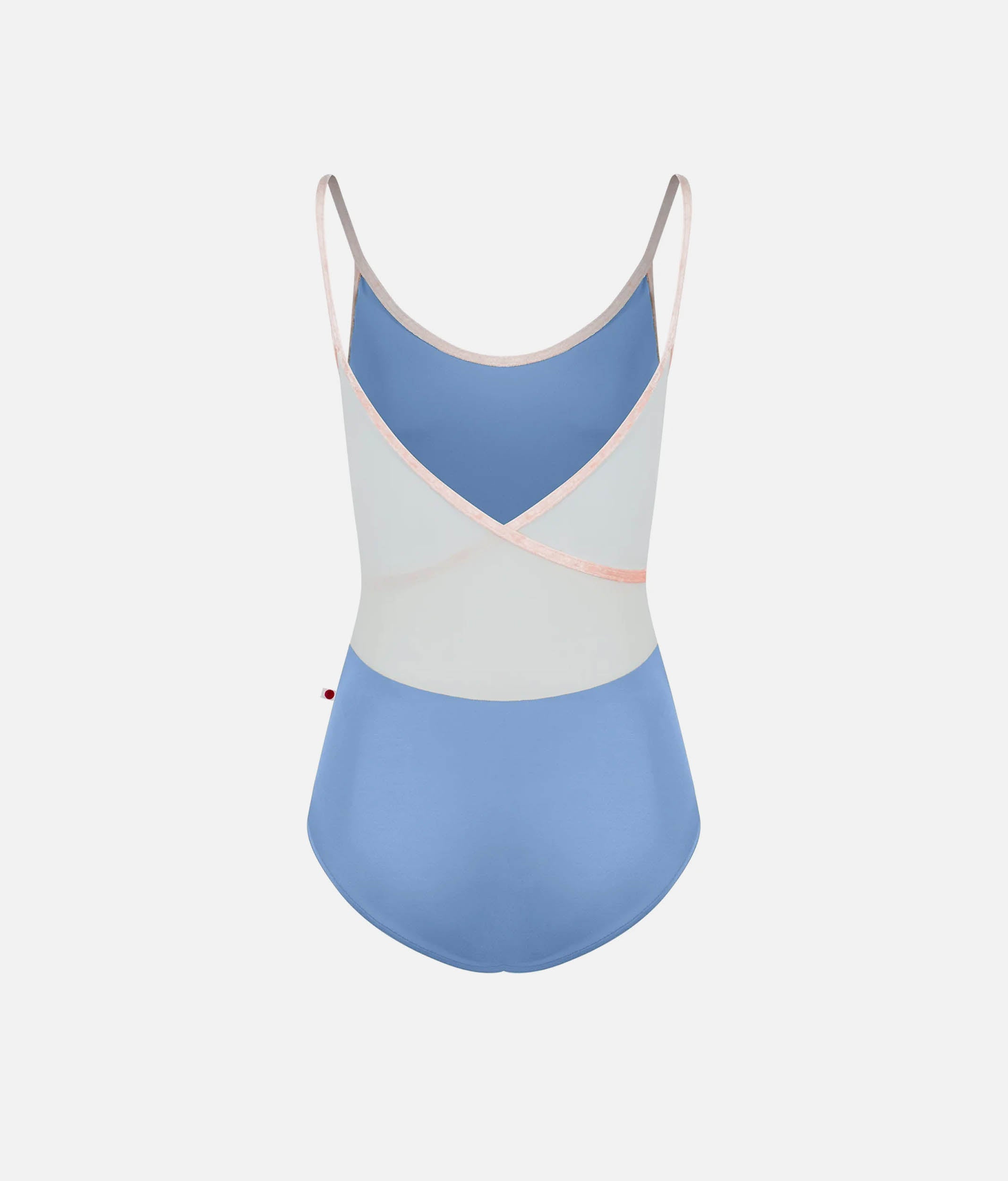 Fiona Paradise Ballet Leotard with Sheer Mesh Wrap Back