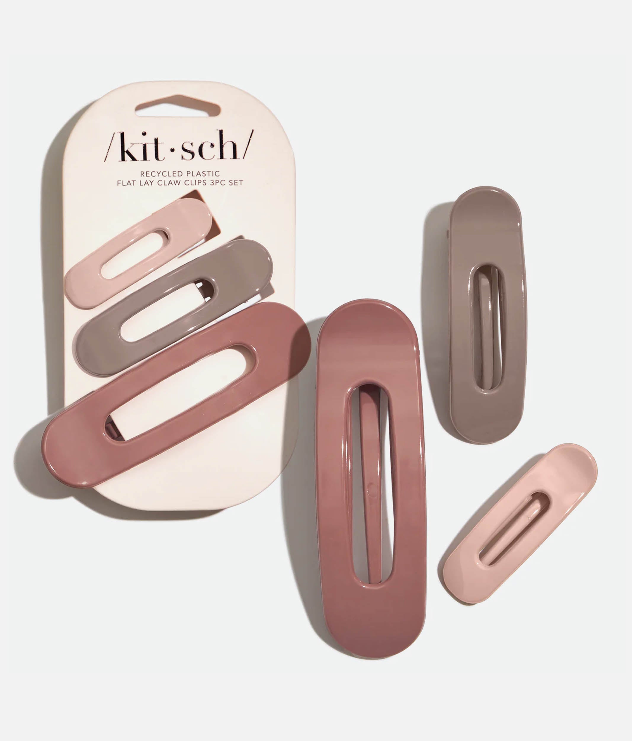 Flat Lay Claw Clip Set, Comfortable Everyday Hair Accessories
