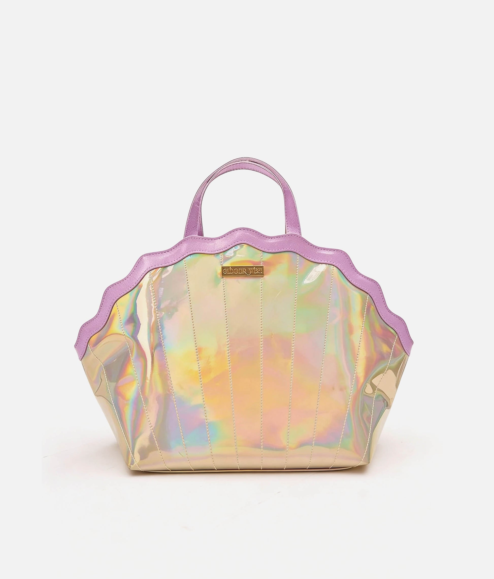 Holographic Shell Iridescent Dance & Travel Bag - MERMAID KEEPALL BAG
