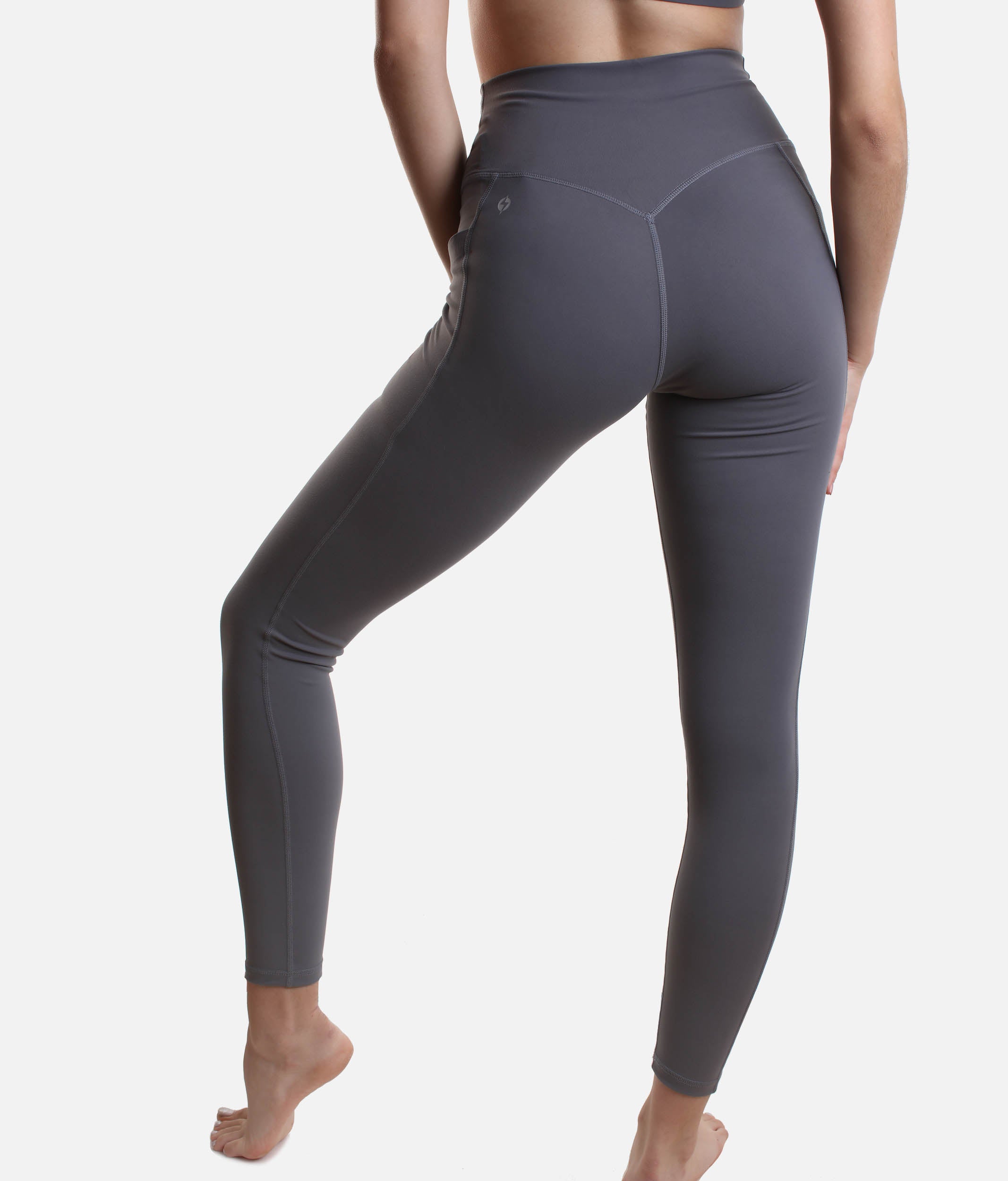 Hourglass Fit Leggings in Slate - High-Waisted, Full-Length, Squat-Proof