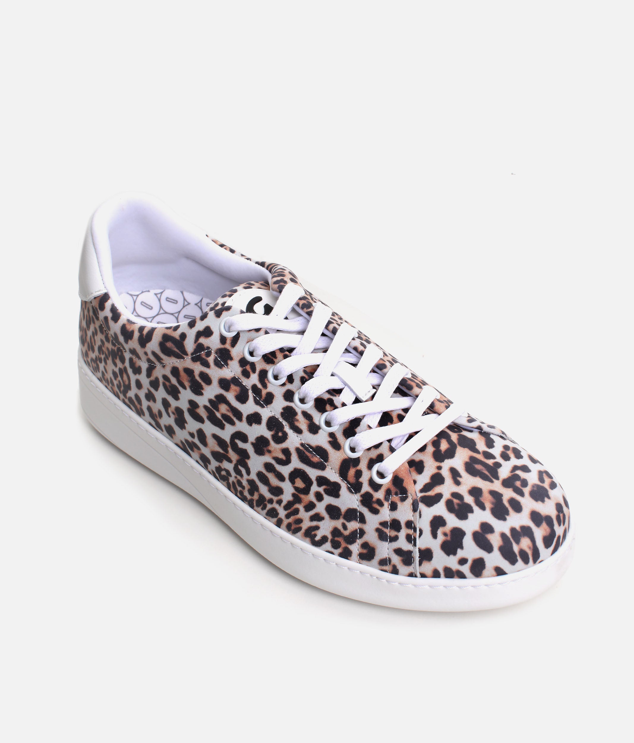 Dance Sneakers, Leopard Leather Spin & Glide Shoes - Groovies BALI