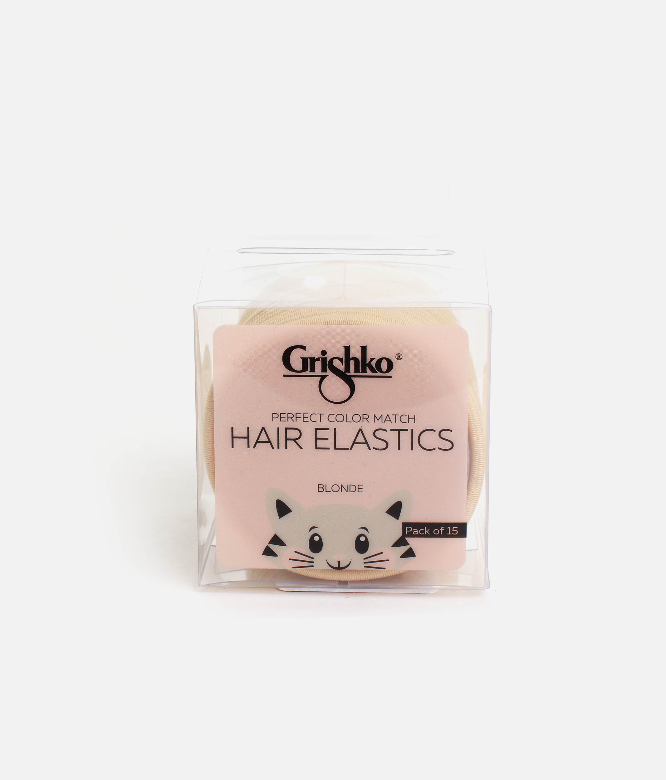 Hair Elastics, No-Slip Bands for Buns, Braids & Ponytails - HA1001G