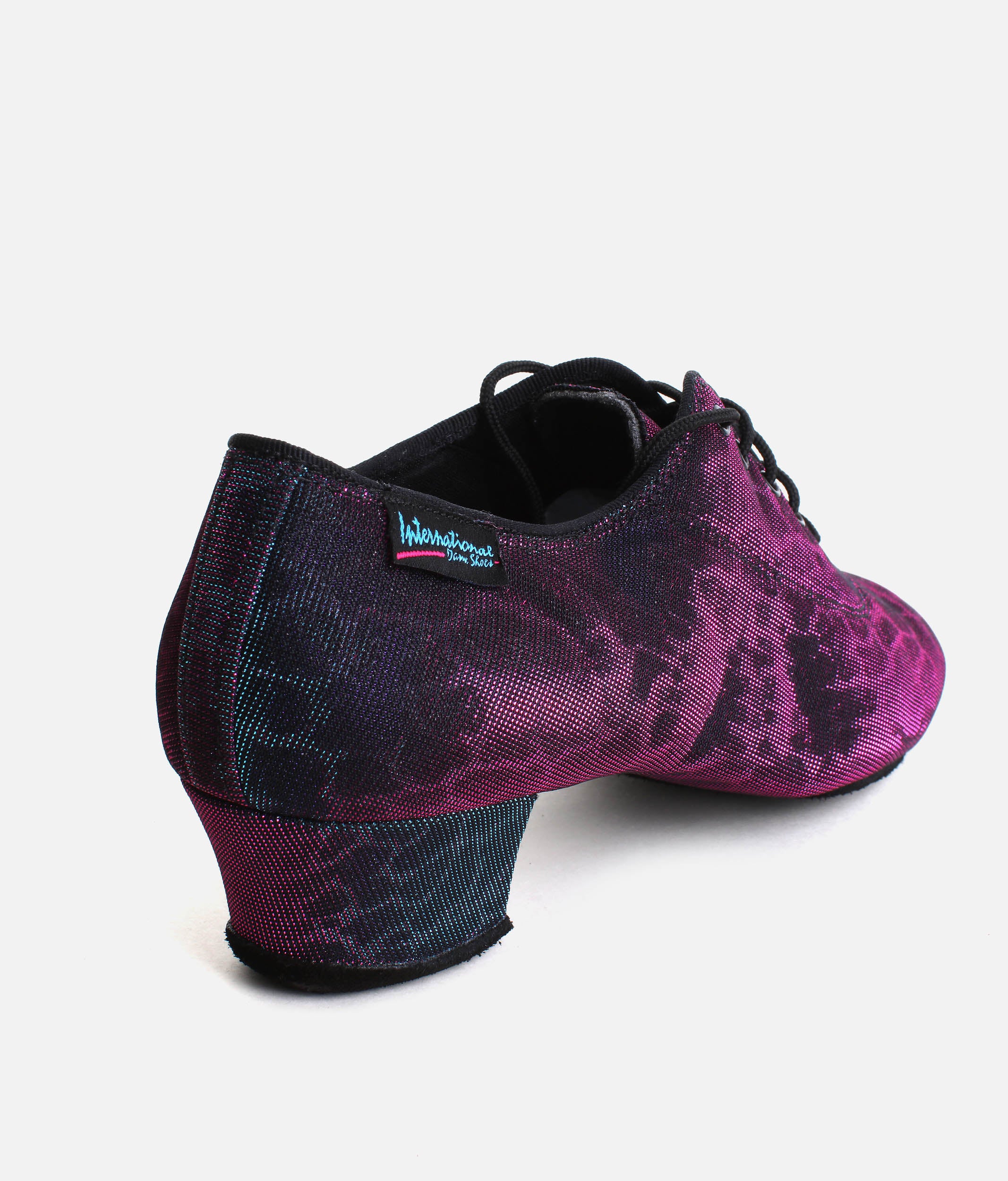Split Sole Ballroom & Latin Dance Practice Shoe - HEATHER BluePink Panther