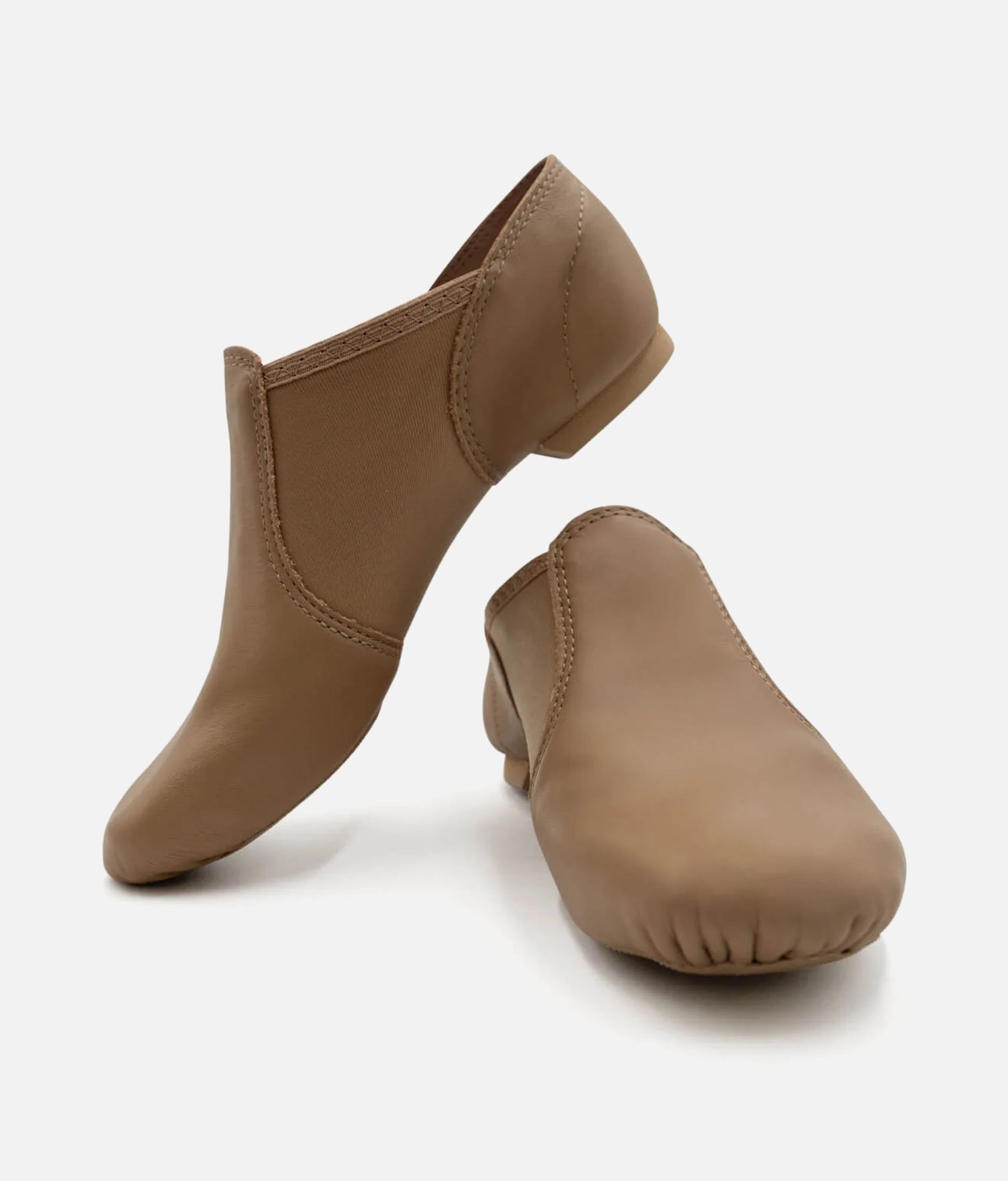 E-Series Adult Leather Slip-On Jazz Shoes - EJ2