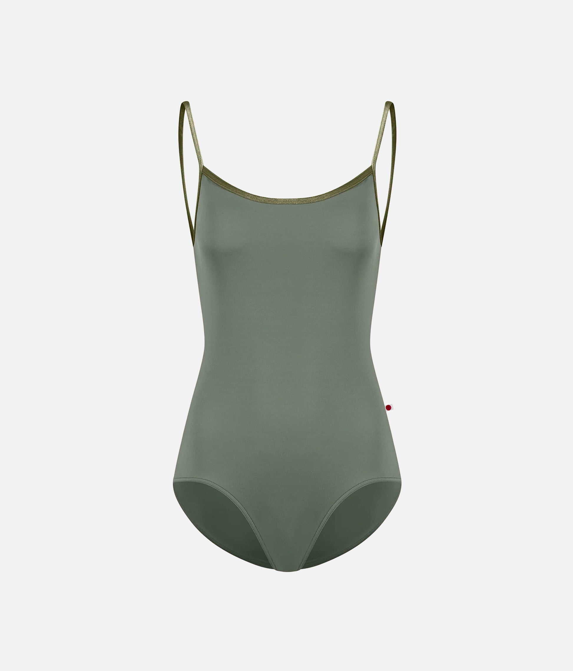 Kiki Ballet Leotard in Sage with Elegant Camisole Neckline