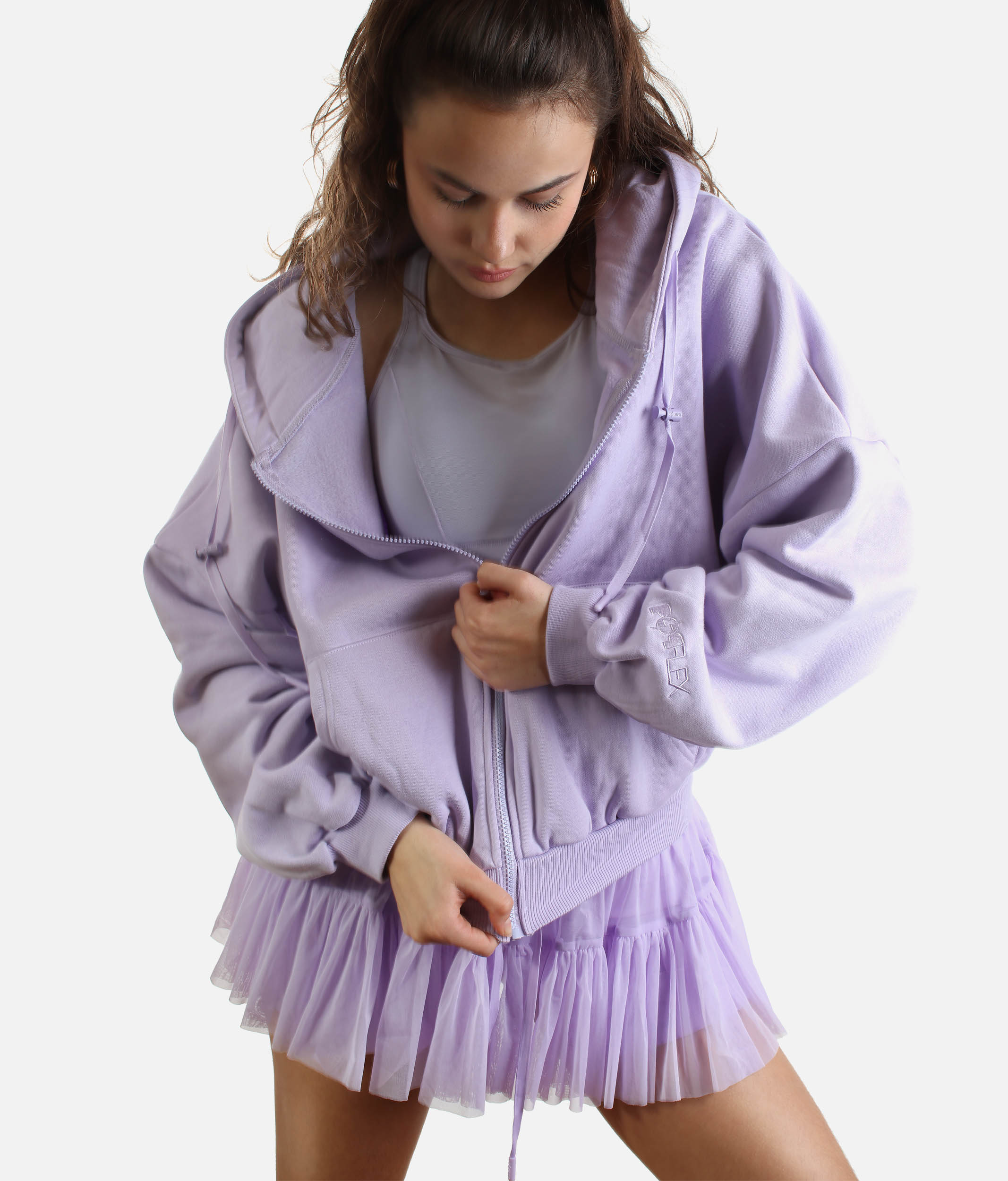 Purple cloud hoodie sale