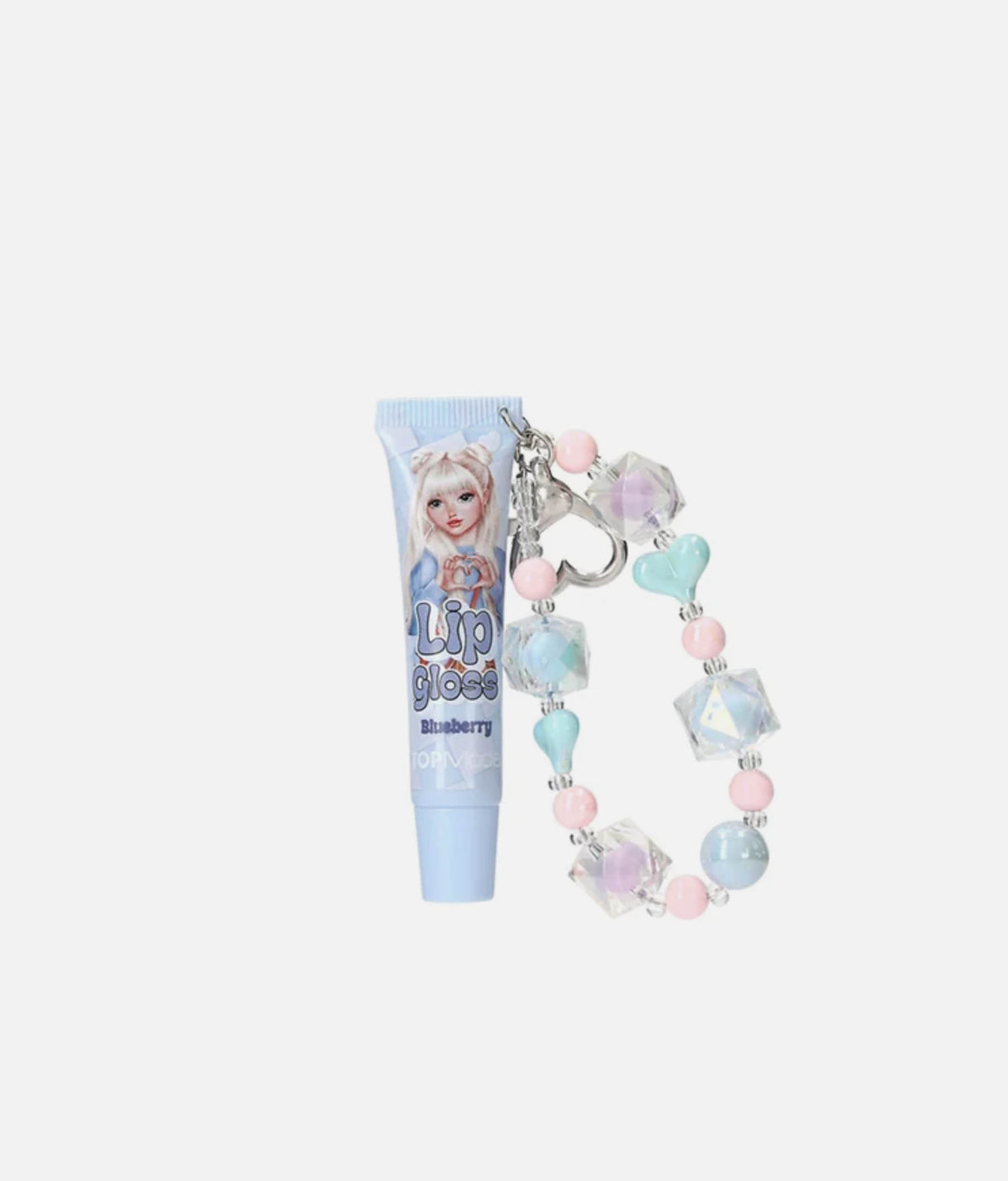 TOPModel GLOW TO GO Lip Gloss with Charm – Scented 8 ml Tube
