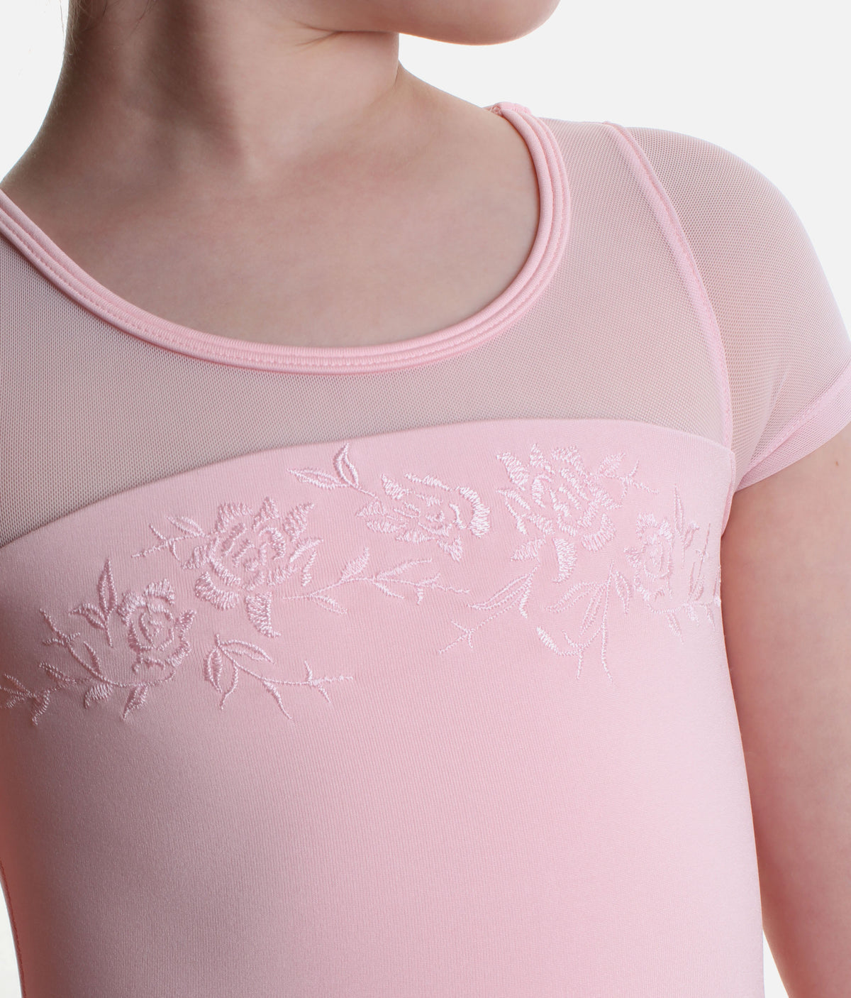 Mirella Petite Adagio M20012C – Girls’ Pink Cap Sleeve Tutu Dress