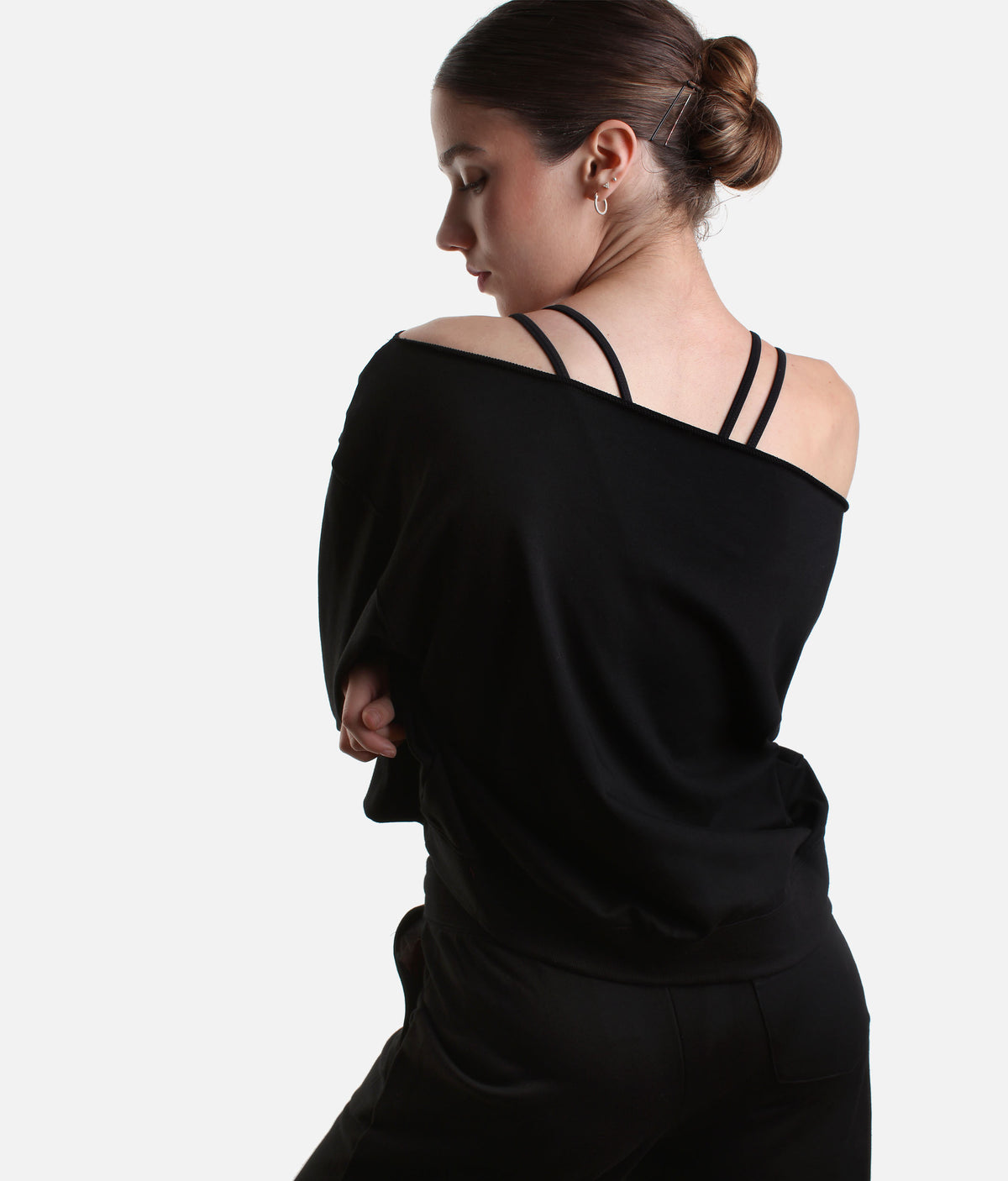 Mirella Adagio M30019L Oversized Dance Warm-Up Sweatshirt