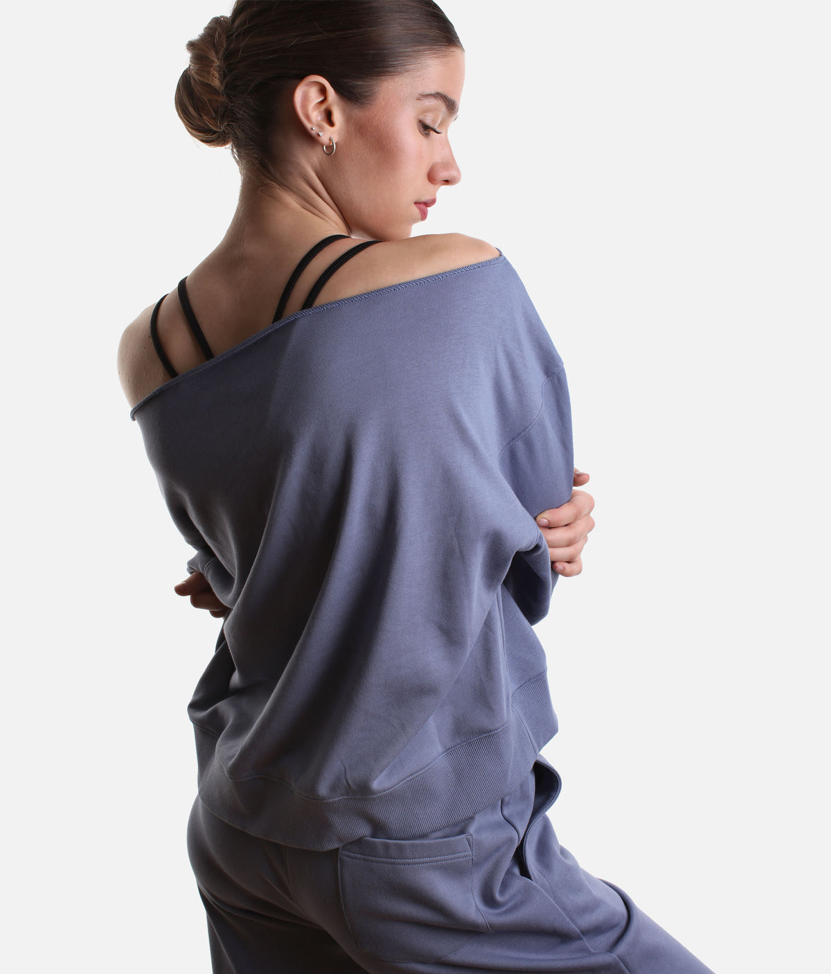 Mirella Adagio M30019L Oversized Dance Warm-Up Sweatshirt