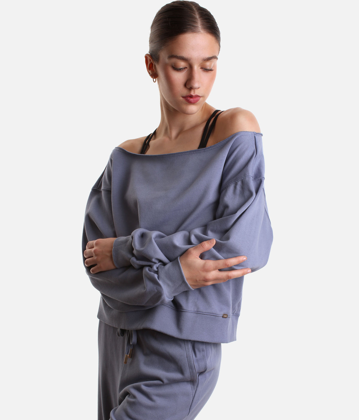 Mirella Adagio M30019L Oversized Dance Warm-Up Sweatshirt