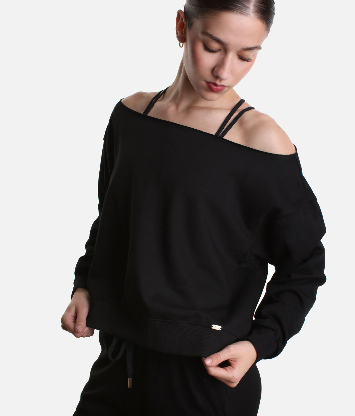 Mirella Adagio M30019L Oversized Dance Warm-Up Sweatshirt